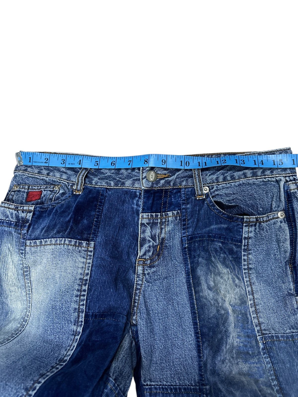 Kapital Flare Bootcut Patchwork Cudroy . Size US 31 - 15 Thumbnail