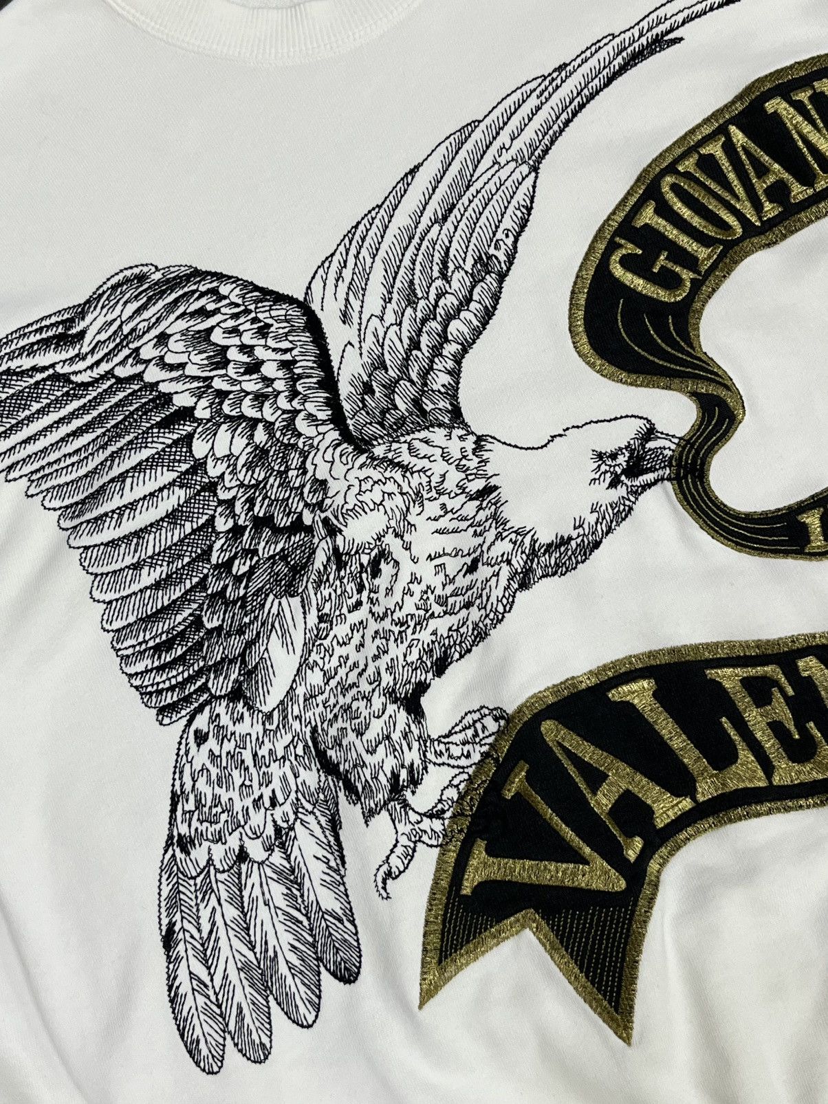 Giovanni Valentino 🦅 Vintage Giovanni Valentino Italy Eagle Embroidery Sweater Size US M / EU 48-50 / 2 - 8 Thumbnail