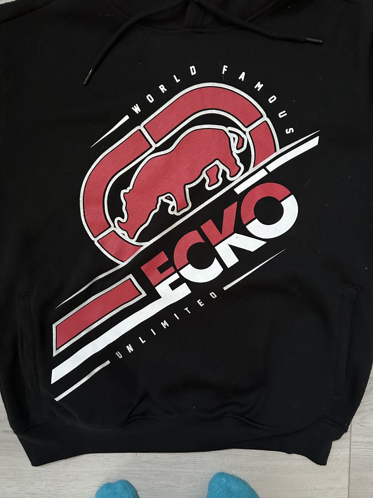 Ecko Unltd. Y2K Ecko Untld. Unique Rhino Pattern on Logo Hoodie 🦏 Size US L / EU 52-54 / 3 - 2 Thumbnail