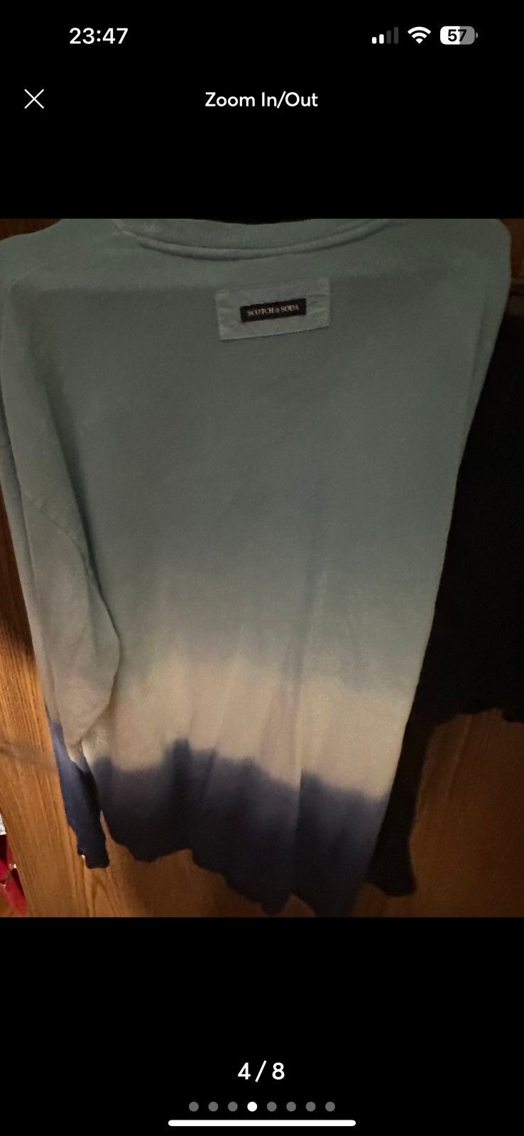 Scotch & Soda SCOTCH AND SODA TIE-DYE FELPA CREWNECK SWEATSHIRT Size US XXL / EU 58 / 5 - 5 Thumbnail