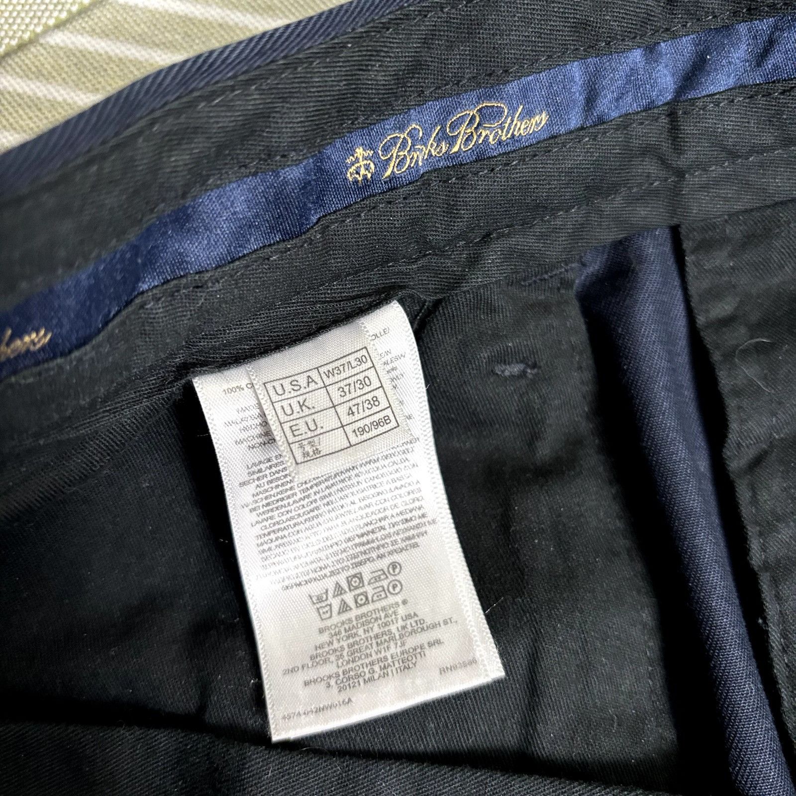Brooks Brothers Brooks Brothers NWOT Set Men's Navy Jeans Size 37X30 & Size Size 36R - 5 Thumbnail