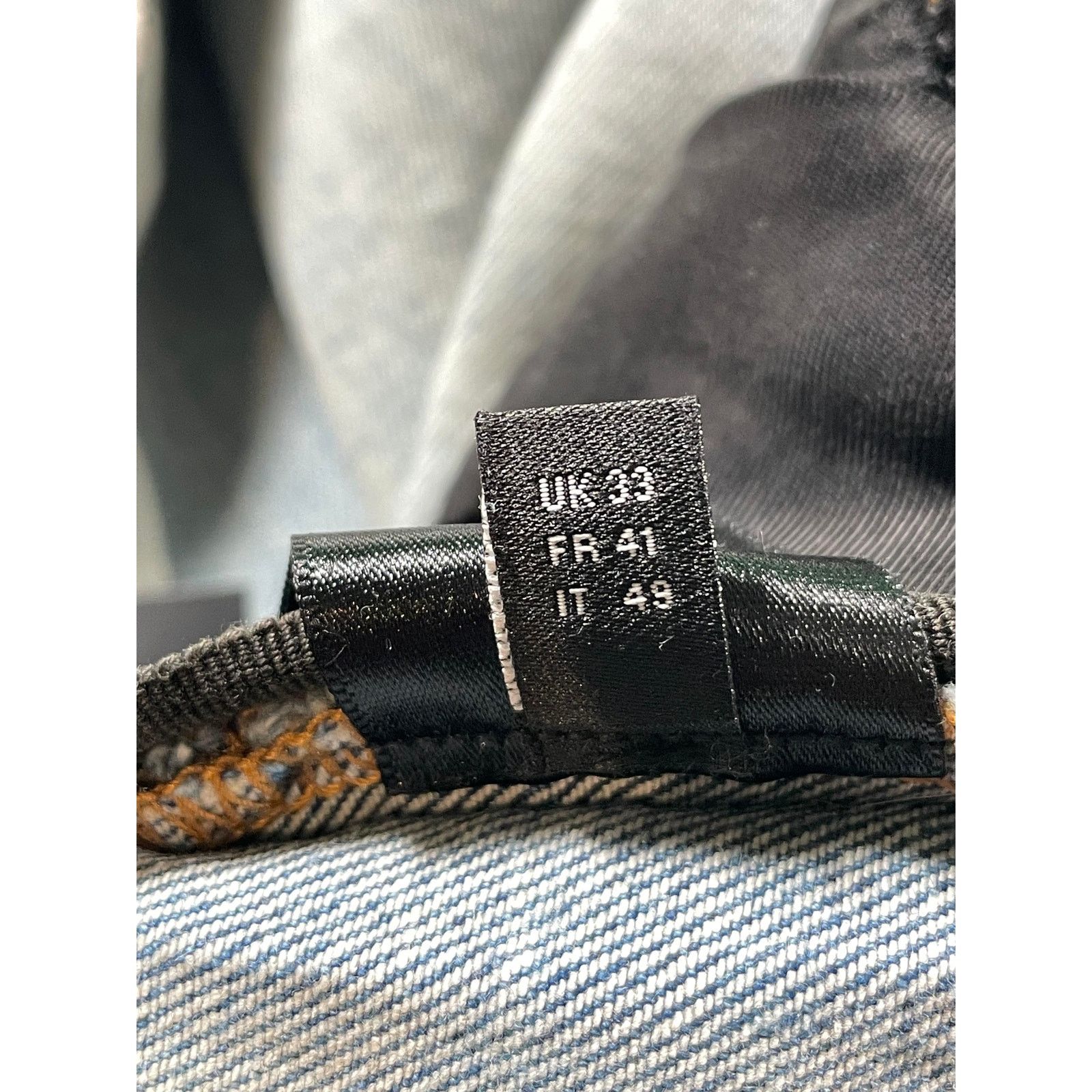 Amiri Amiri White Stripe Light Wash Jeans Size US 33 - 5 Thumbnail