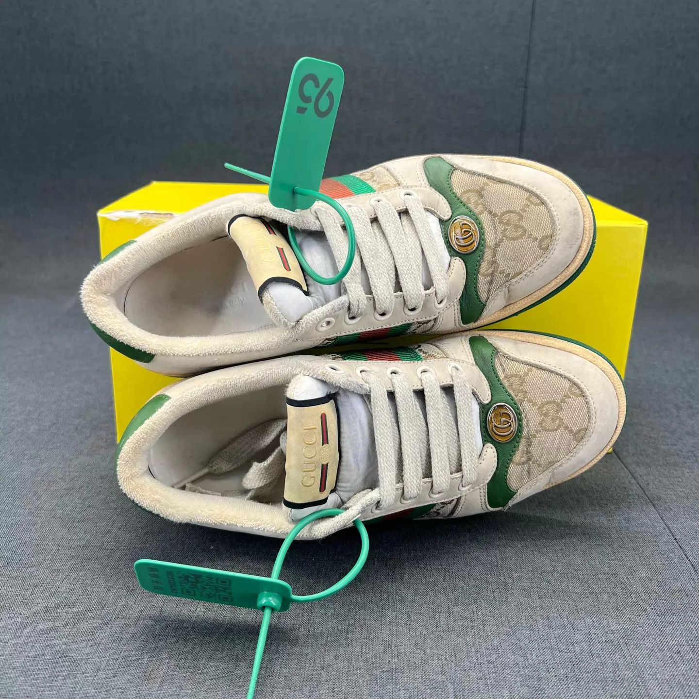 Gucci Gucci Green Ace Sneaker W36, Original Box, New Size US 5.5 / IT 35.5 - 8 Thumbnail