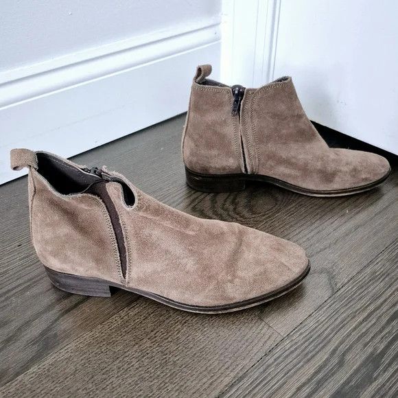 Other Andre Assous Suede Zip Ankle Bootie EU Sz 40 Size US 10 / IT 40 - 4 Thumbnail