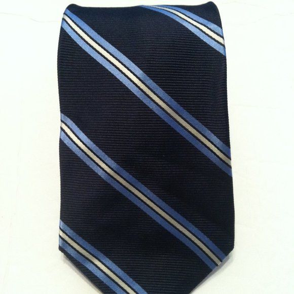 Daniel Cremieux DANIEL CREMIEUX MEN'S NAVY 100%SILK TIE WIDTH: 3 5/8" Size ONE SIZE - 2 Thumbnail