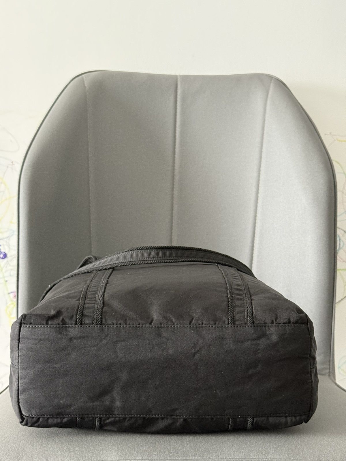 Prada Vintage Prada Black Medium Shoulder Tote Bag Size ONE SIZE - 6 Thumbnail