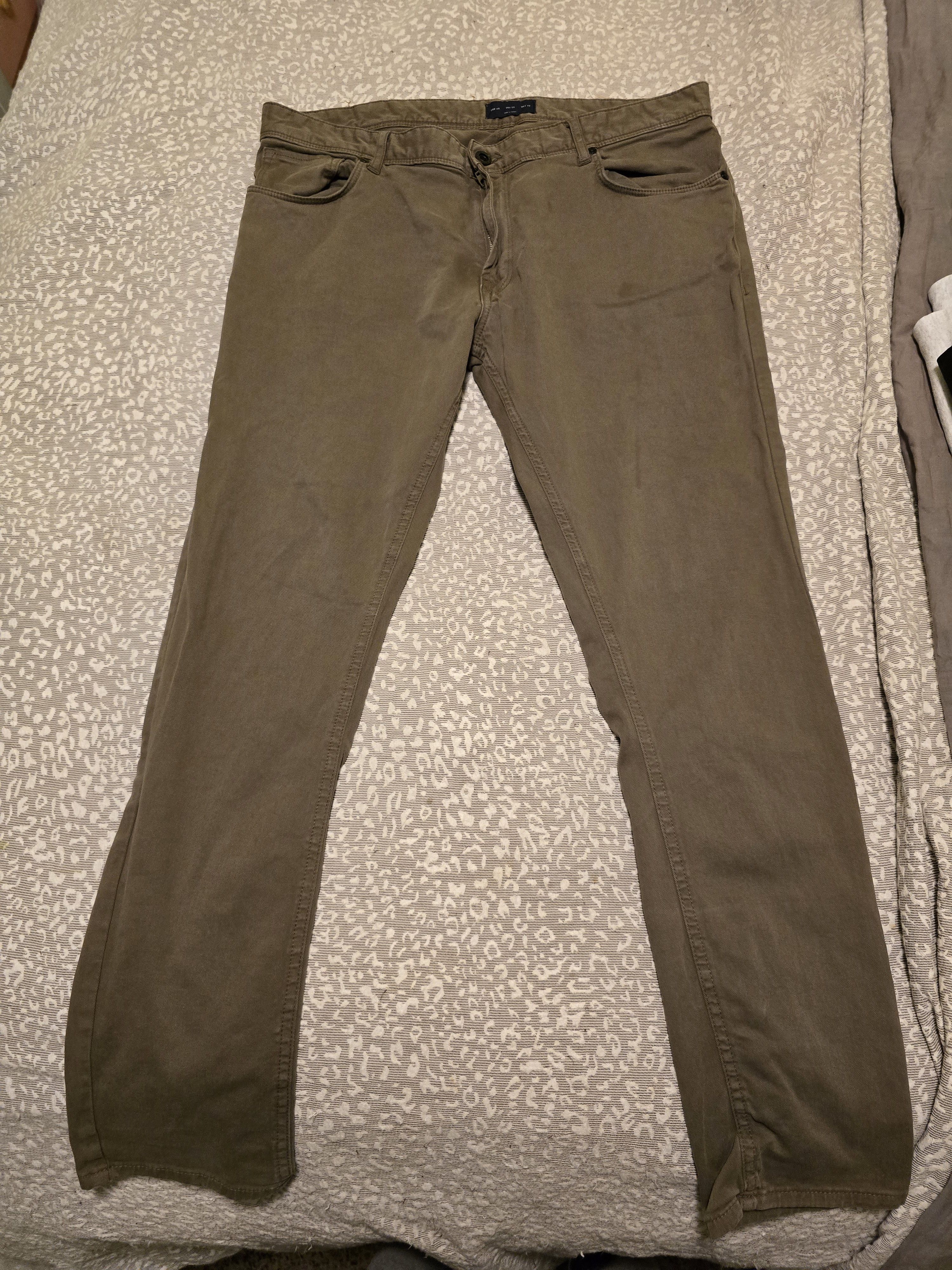 Zara Zara Trousers olive green Size US 38 / EU 54 - 1 Thumbnail