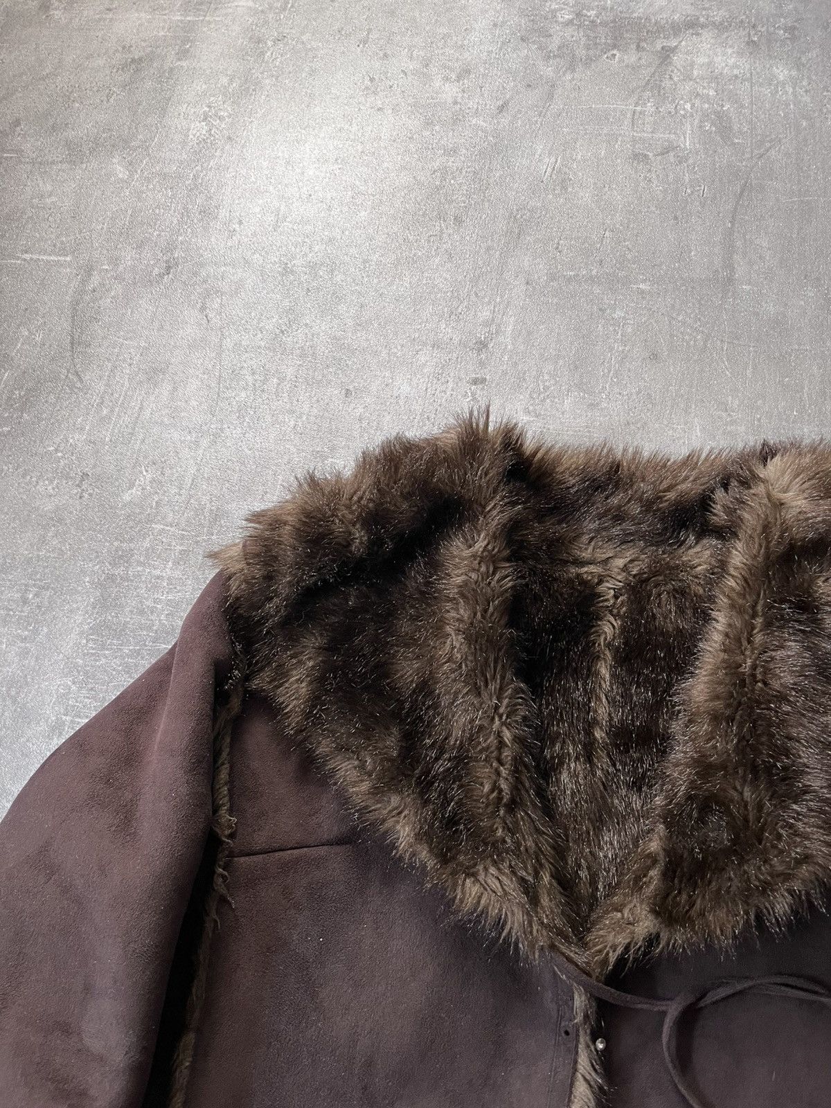 Balmain Balmain faux fur brown jacket women 00s Size L / US 10 / IT 46 - 5 Thumbnail