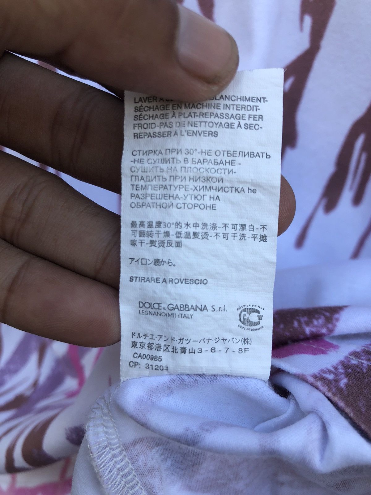 Dolce & Gabbana Rare🔥 Dolce And Gabbana #Family FullPrint Tshirt Size US M / EU 48-50 / 2 - 5 Thumbnail