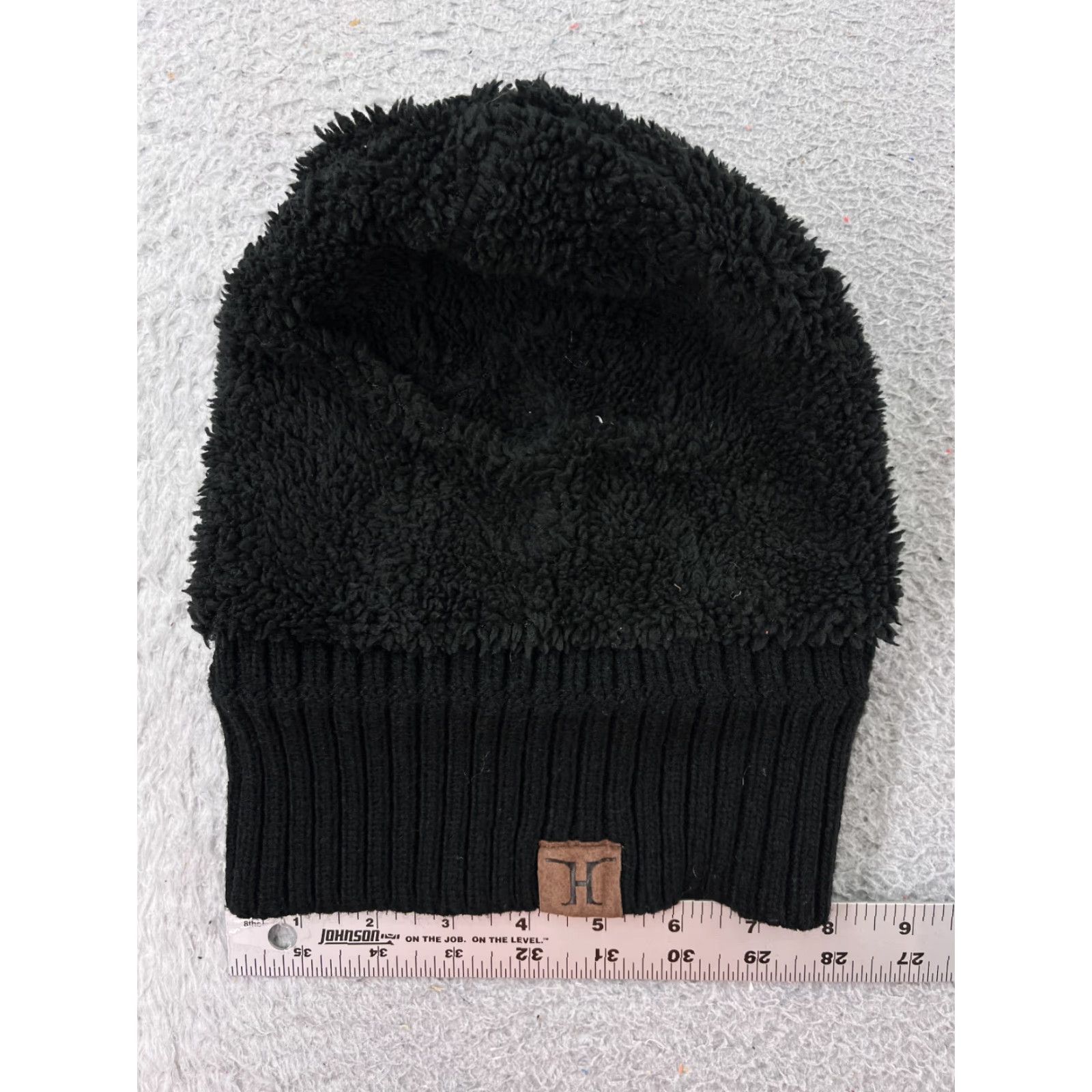 Vintage Rayli Beanie Toque Adult One Size Black Knit Acrylic Polyester Lined Snow Ski Hat Men Beanie Size ONE SIZE - 4 Thumbnail