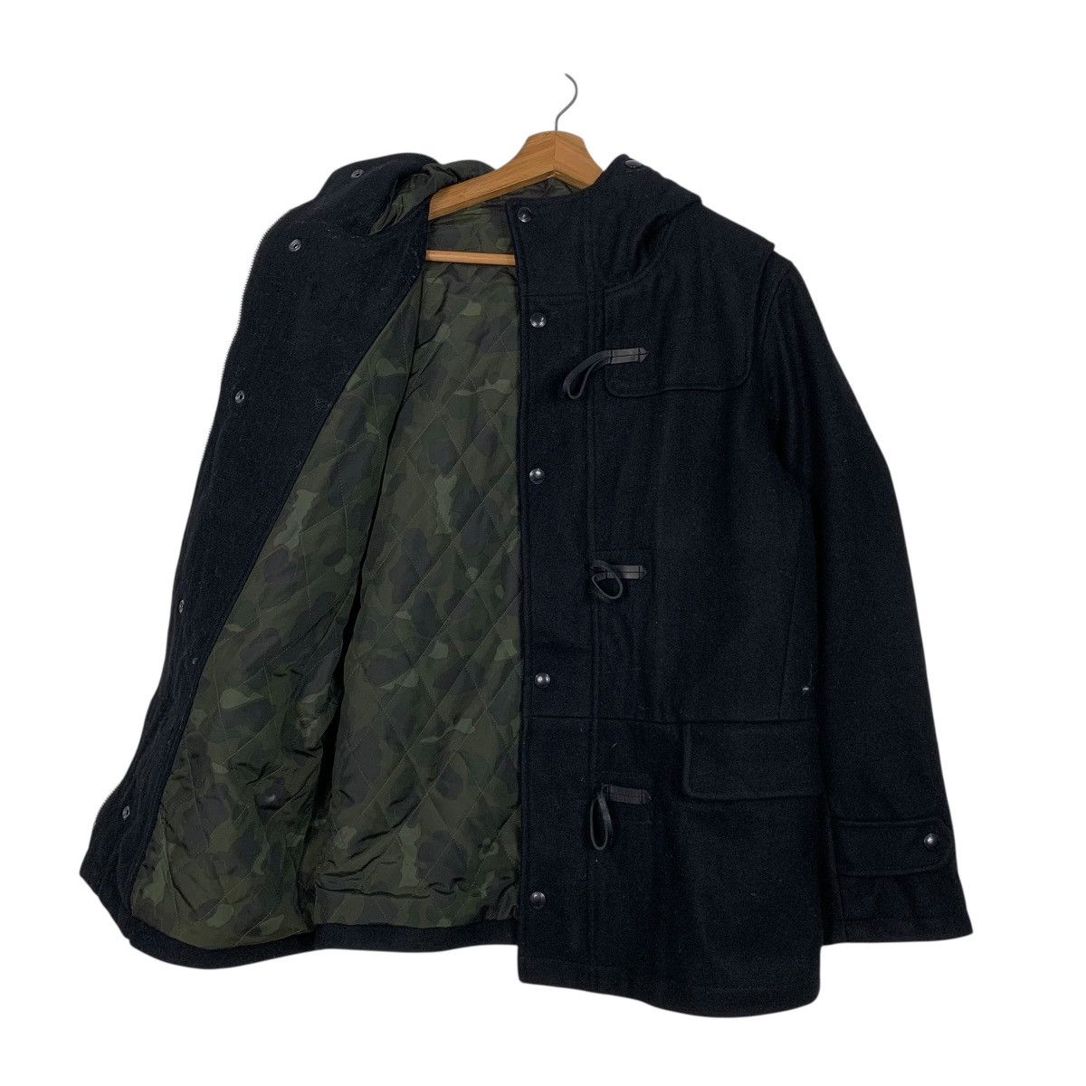 Japanese Brand Freak’s Store Hooded Wool Duffle Jacket Size US L / EU 52-54 / 3 - 10 Thumbnail