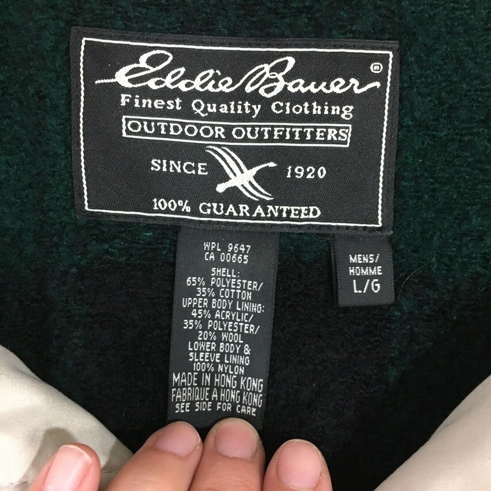 Eddie Bauer Vtg Eddie Bauer Beige WOOL Lined MOUNTAIN PARKA Jacket Size US L / EU 52-54 / 3 - 2 Thumbnail