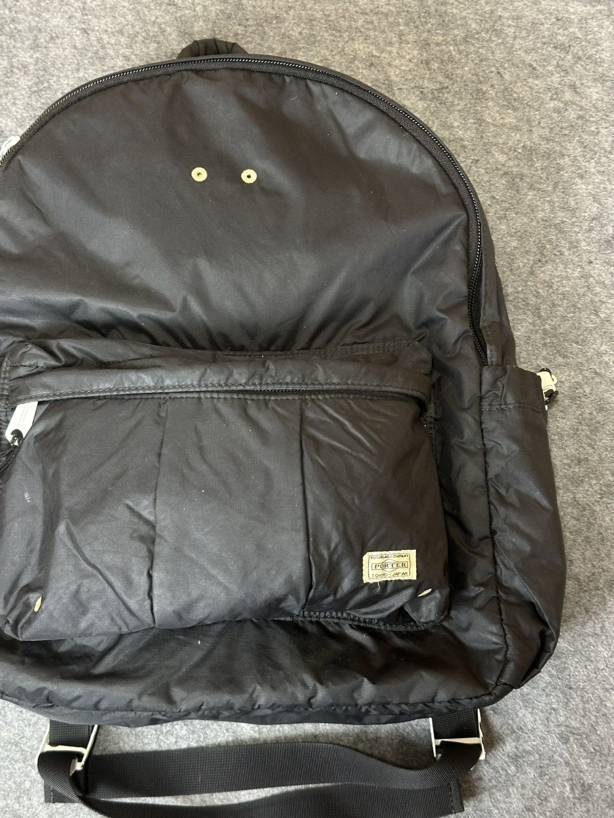 Porter Porter by Yoshida & Co. CUE Series black nylon backpack. Size ONE SIZE - 3 Thumbnail
