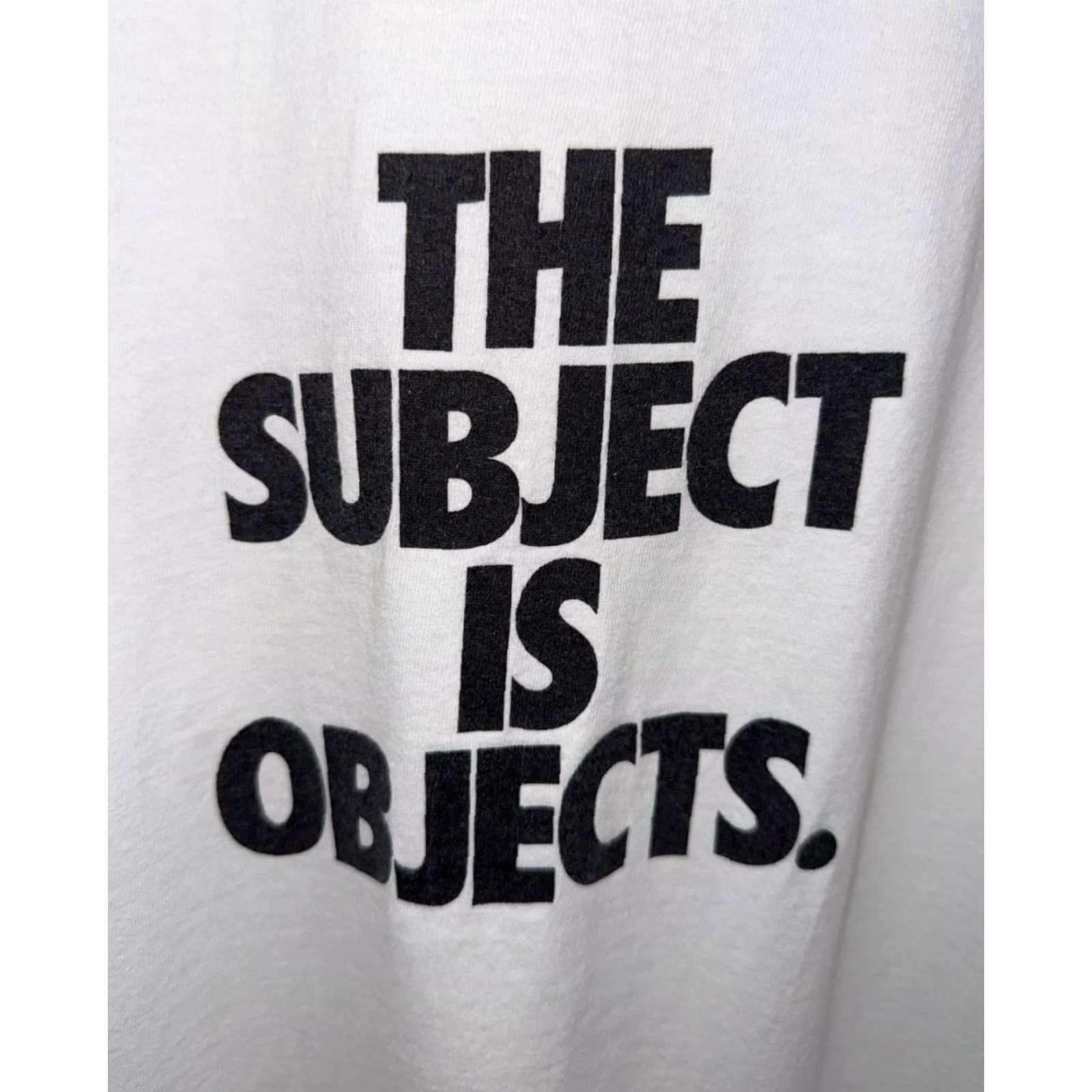 Apple VINTAGE 1994 Steve Jobs Apple The Subject Is Objects Shirt XL White Mens T-Shirt Size US XL / EU 56 / 4 - 3 Thumbnail