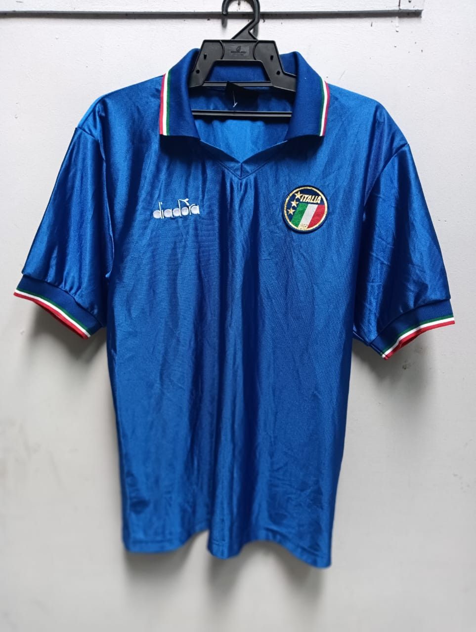 Diadora × Vintage Vintage 90’s Vintage Italy 1990 Diadora Soccer Jersey Size US M / EU 48-50 / 2 - 1 Thumbnail