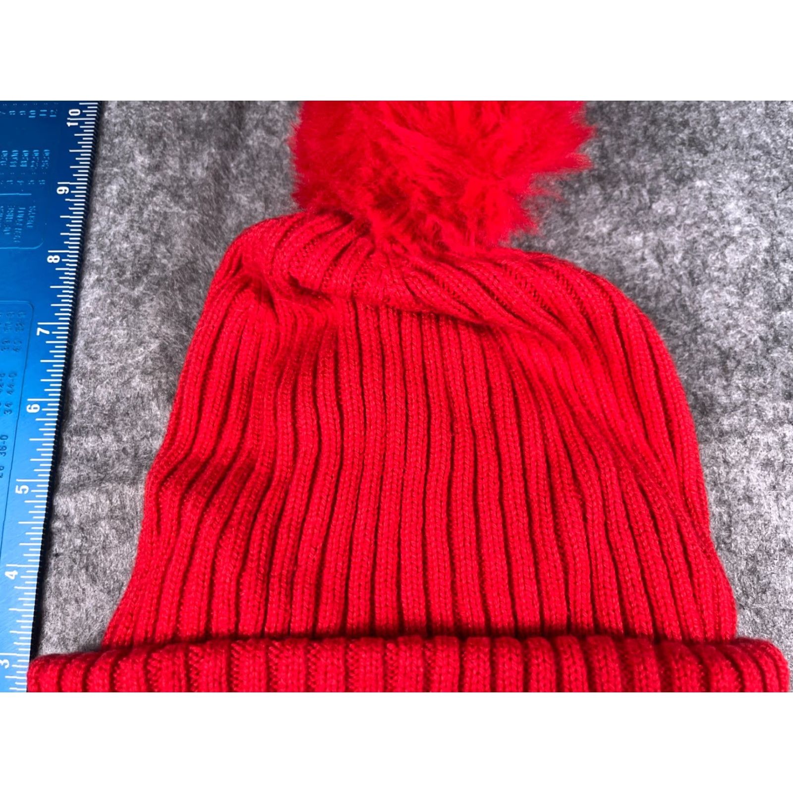 Vintage Jacadi Paris Beanie Hats One Size Adult Red Knit Wool Blend Pom Ski Beanie Mens Seasonal Winter Size ONE SIZE - 3 Thumbnail