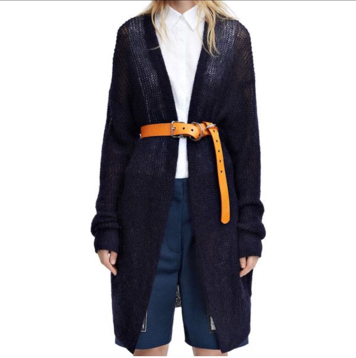 Acne Studios Acne Studios Priya Mohair Linen Alpaca Knitted Cardigan Size XS / US 0-2 / IT 36-38 - 2 Thumbnail