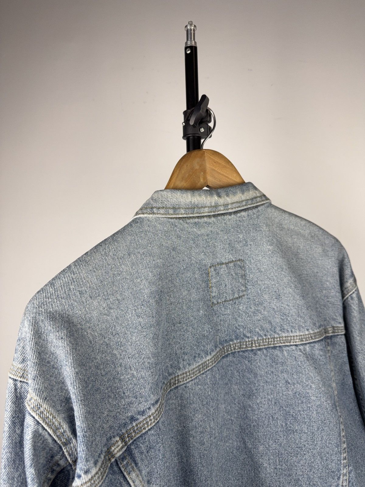 Lee Vntg Retro USA 90s Lee Cooper Western Denim Trucker Jacket Size US L / EU 52-54 / 3 - 15 Thumbnail