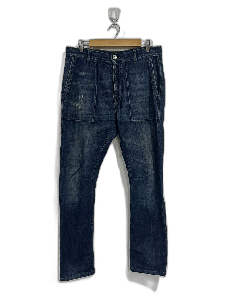 Brunello Cucinelli Brunello Cucinelli Blue Denim Jeans Size US 34 / EU 50 - 1 Thumbnail
