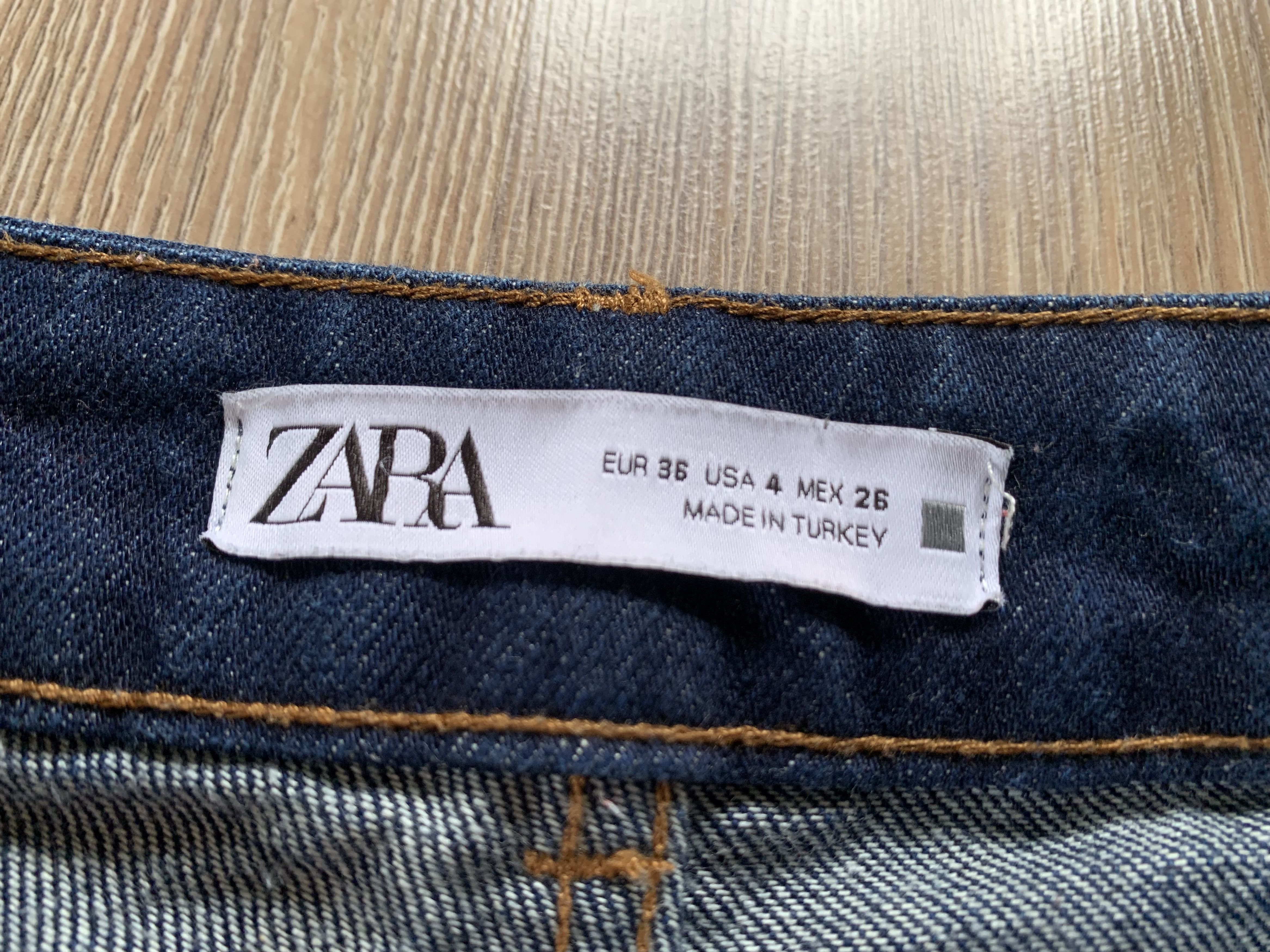 Designer × Zara Zara Navy Blue Slouchy Denim Jeans Size 26" / US 2 / IT 38 - 7 Thumbnail