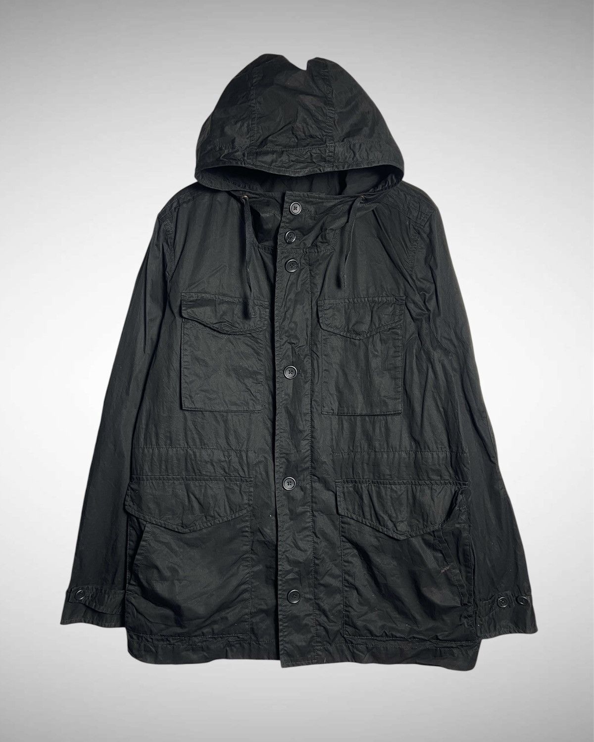 Uniqlo Vintage Uniqlo Hoodie Parka Size US L / EU 52-54 / 3 - 2 Thumbnail