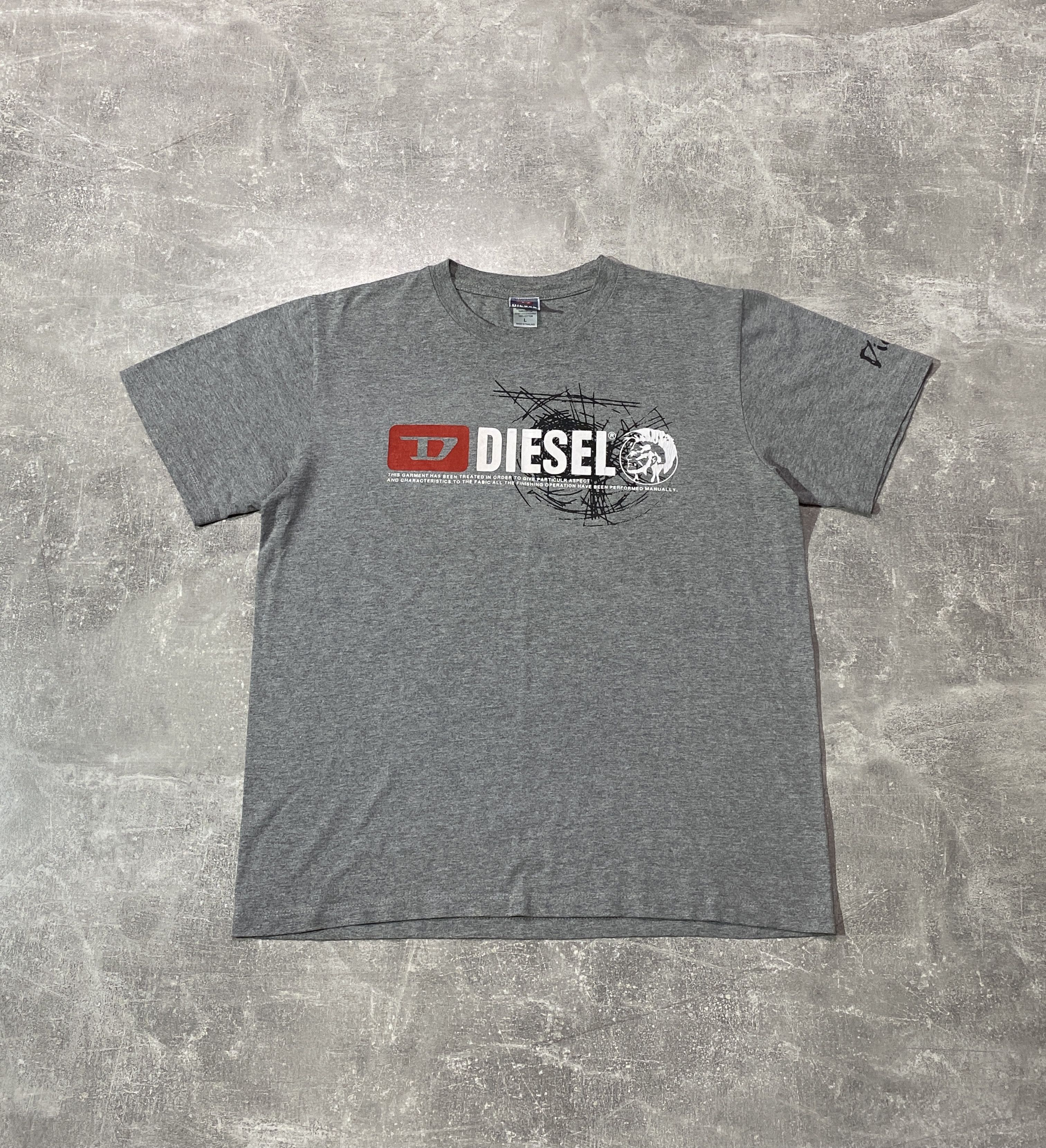 Diesel Vintage Y2K DIESEL PUNK FACE T-Shirt Size US L / EU 52-54 / 3 - 1 Thumbnail