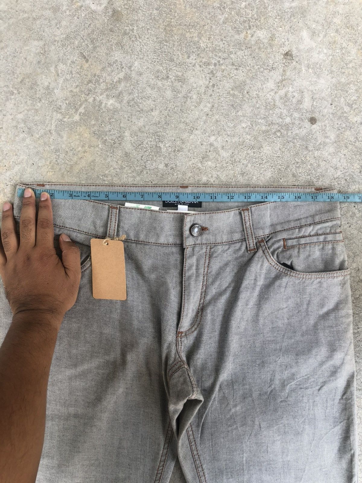 Dolce & Gabbana Dolce & Gabbana Jeans Slim Cut Size US 35 - 20 Thumbnail