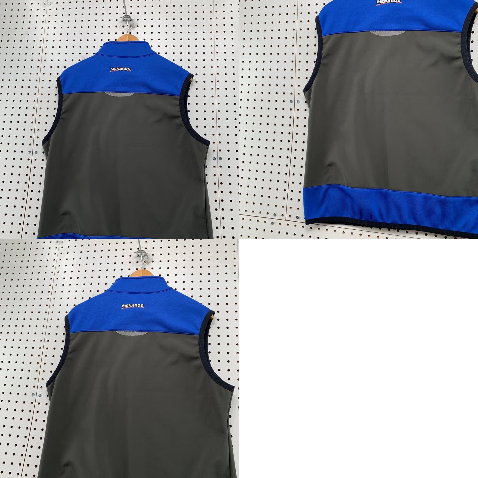 Vintage Menards Work Vest Jacket Mens M Blue Sleeveless Uniform Vest Size US M / EU 48-50 / 2 - 9 Thumbnail