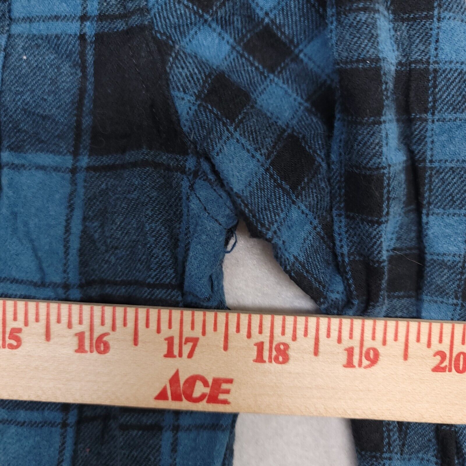 Carbon Carbon Buffalo Check Flannel Mens Size Small S Blue Black Size US S / EU 44-46 / 1 - 8 Thumbnail