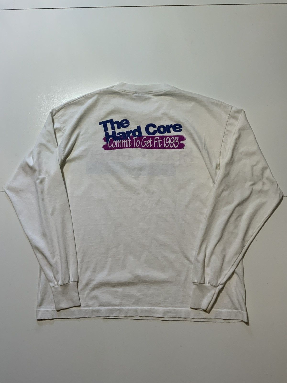 Vintage VTG SportCenter The Hardcore Commit To Get Fit T-shirt Size US XL / EU 56 / 4 - 3 Thumbnail