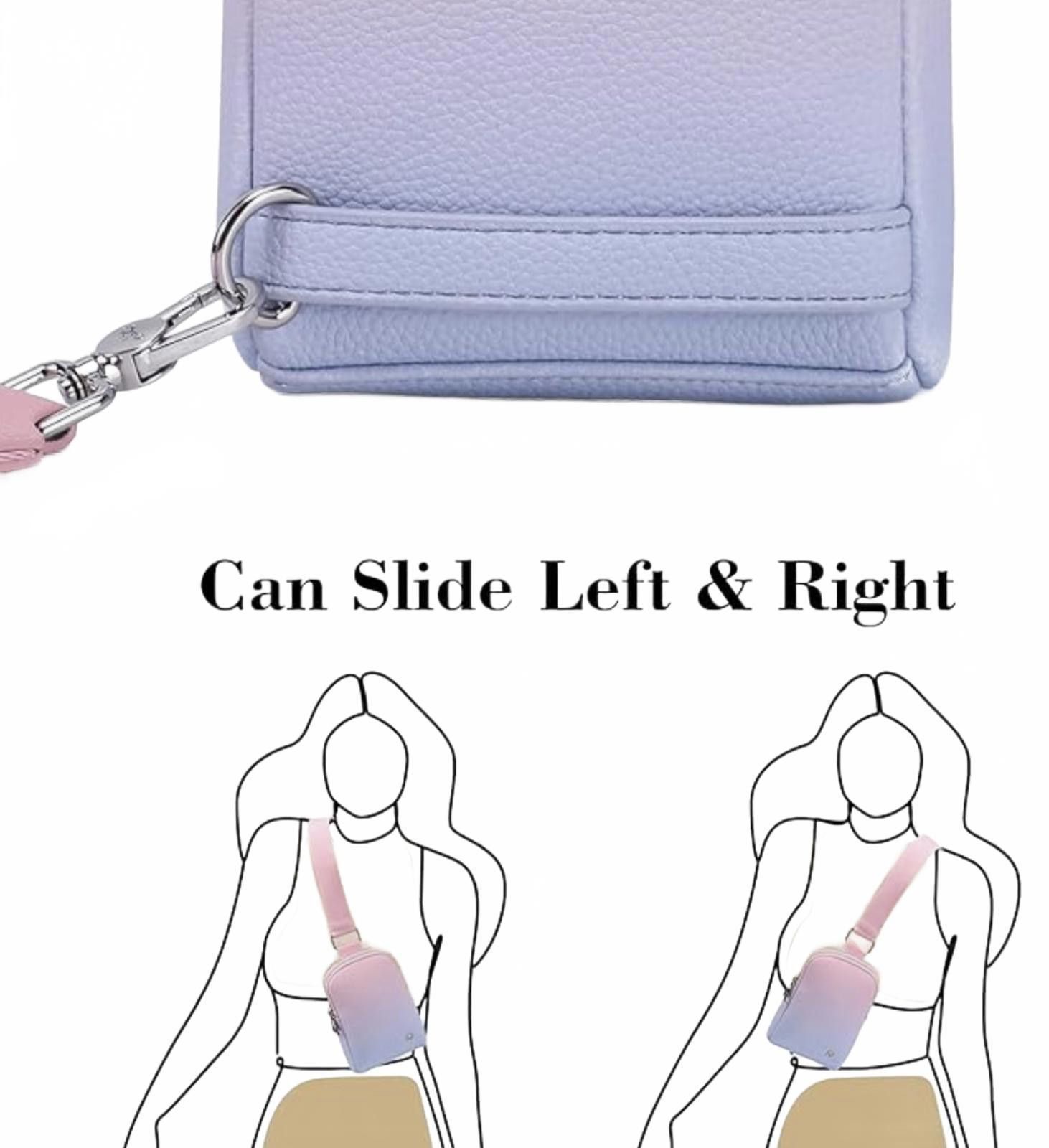 Other NWOT INICAT Crossbody Bag in Pink-Lavender Ombre Size ONE SIZE - 2 Thumbnail
