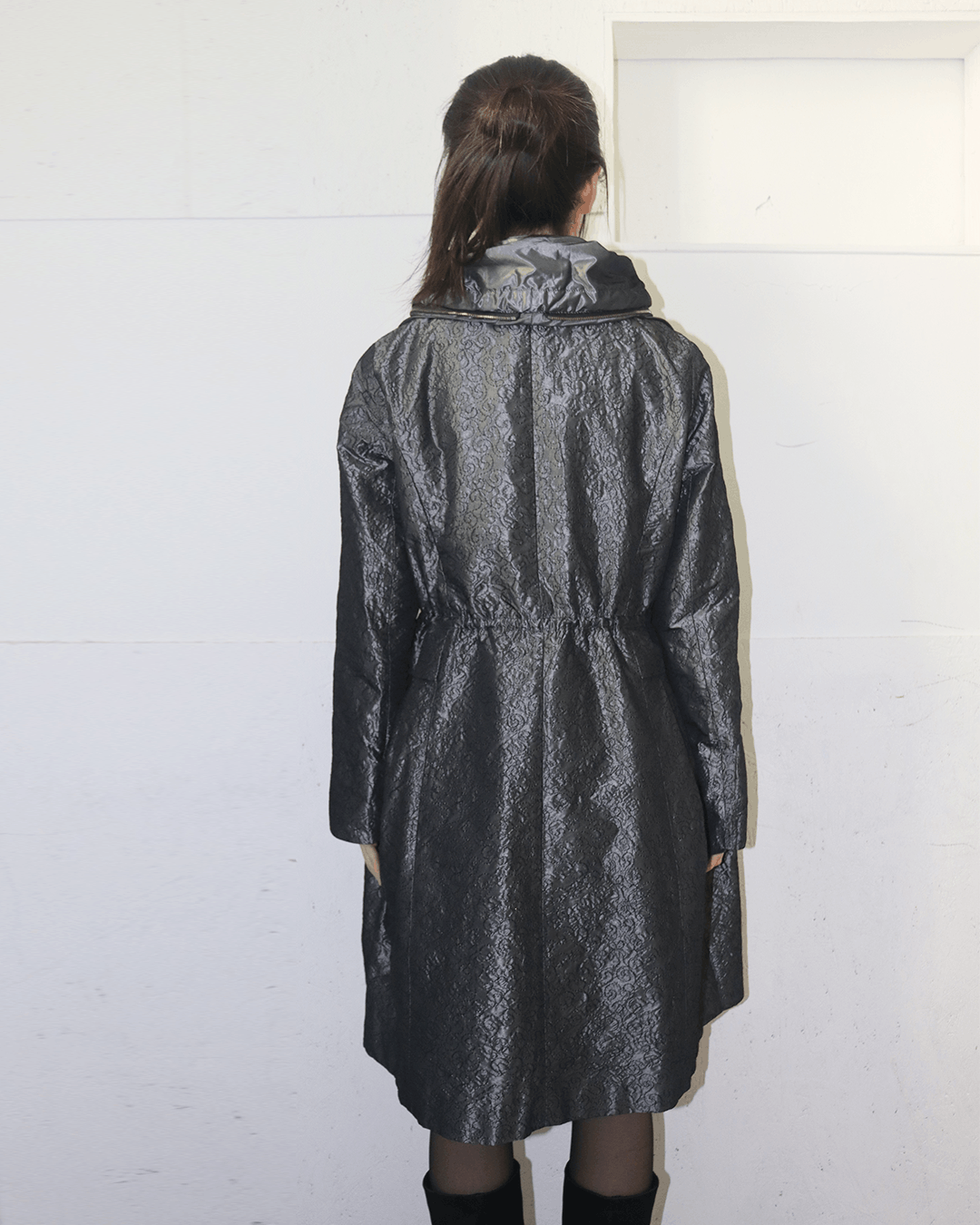 Hiroko Koshino Homme Hiroko koshino Patterned Long Parka Size XS / US 0-2 / IT 36-38 - 3 Thumbnail