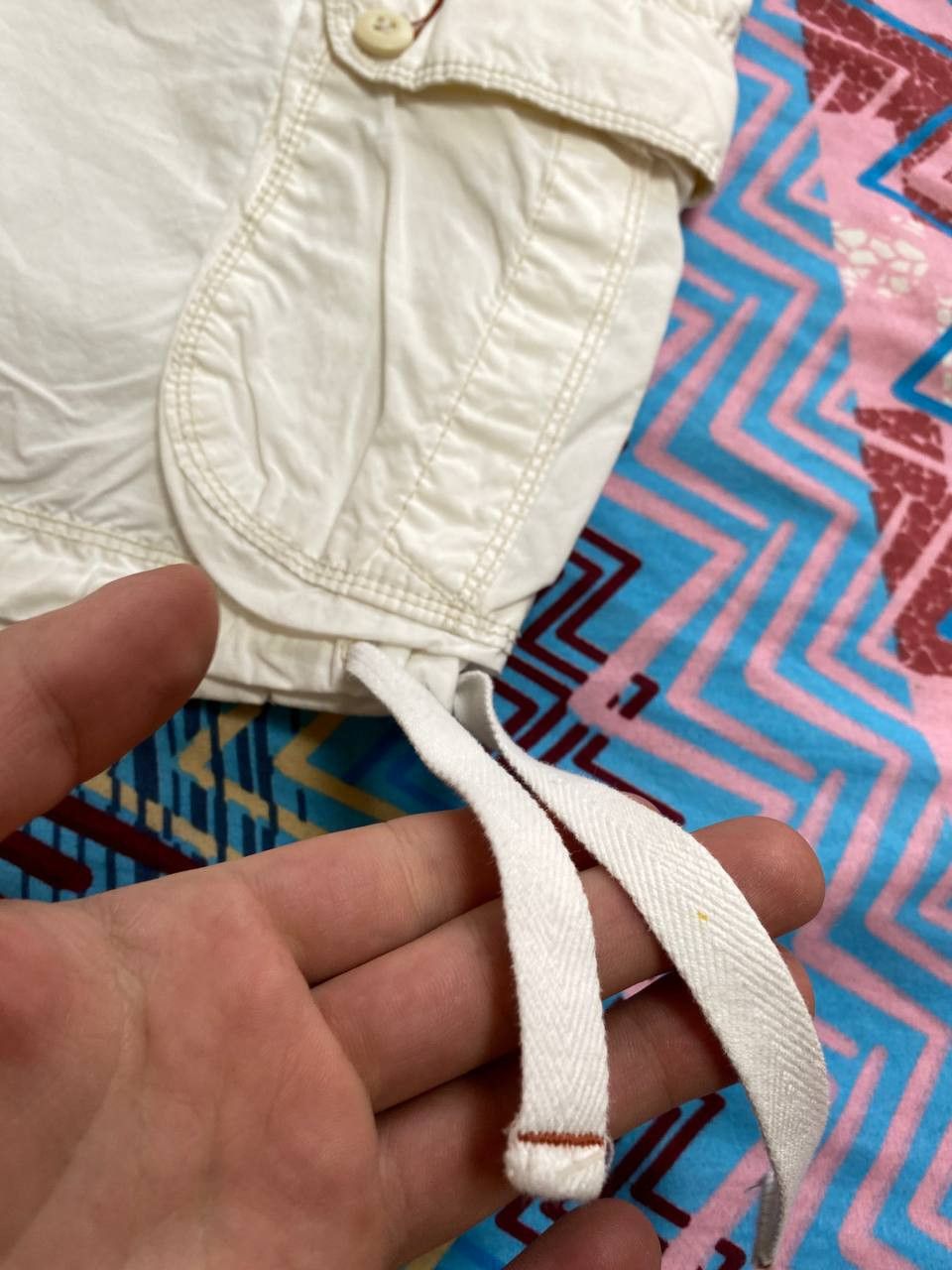 Ralph Lauren denim shorts Ralph Lauren white streetwear Vintage Y2K Size US 26 / EU 42 - 6 Thumbnail