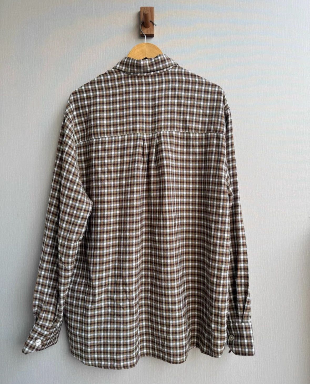 Our Legacy our legacyBrown plaid shirt 2505-Nextarrow Size US M / EU 48-50 / 2 - 2 Thumbnail