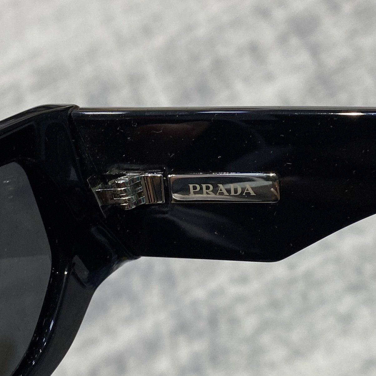 Prada PRADA 0PR 09ZS 1AB5S0 BLACK DARK GREY Size ONE SIZE - 5 Thumbnail