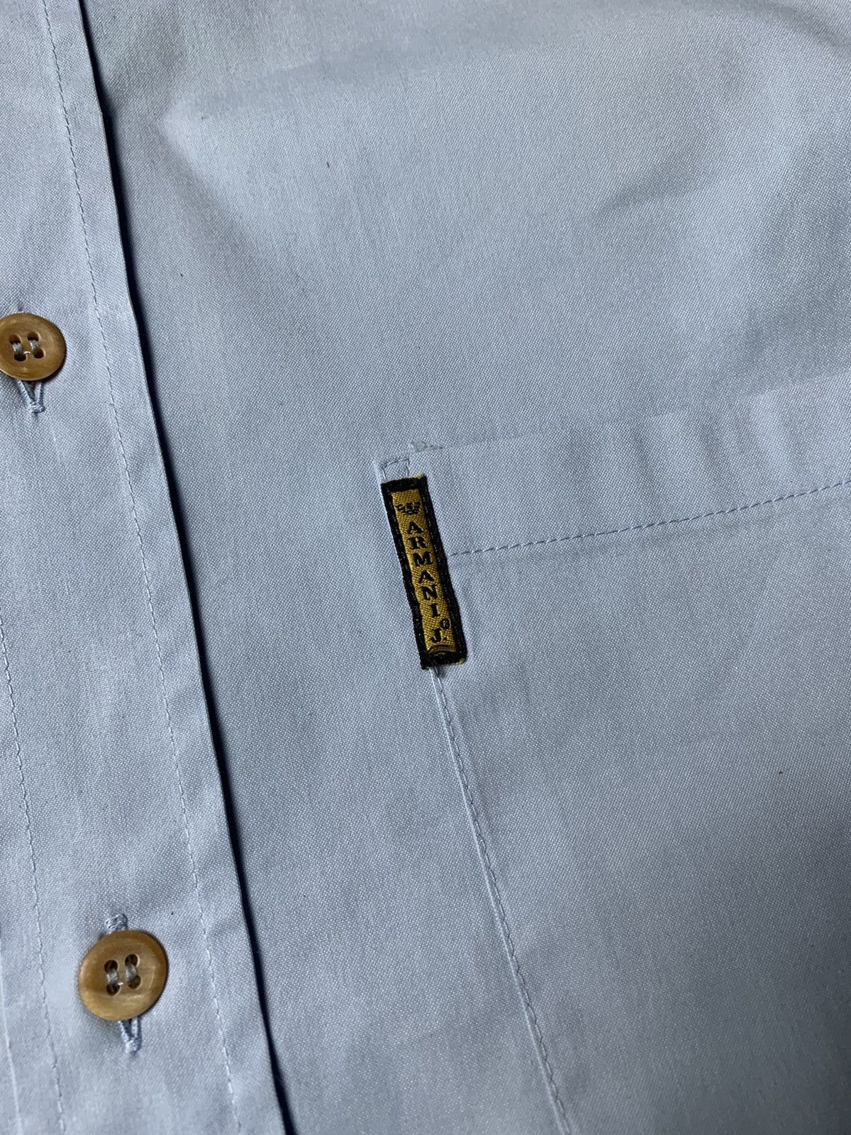 Giorgio Armani 1990s Armani Jeans Harvard Shirt Size US L / EU 52-54 / 3 - 3 Thumbnail