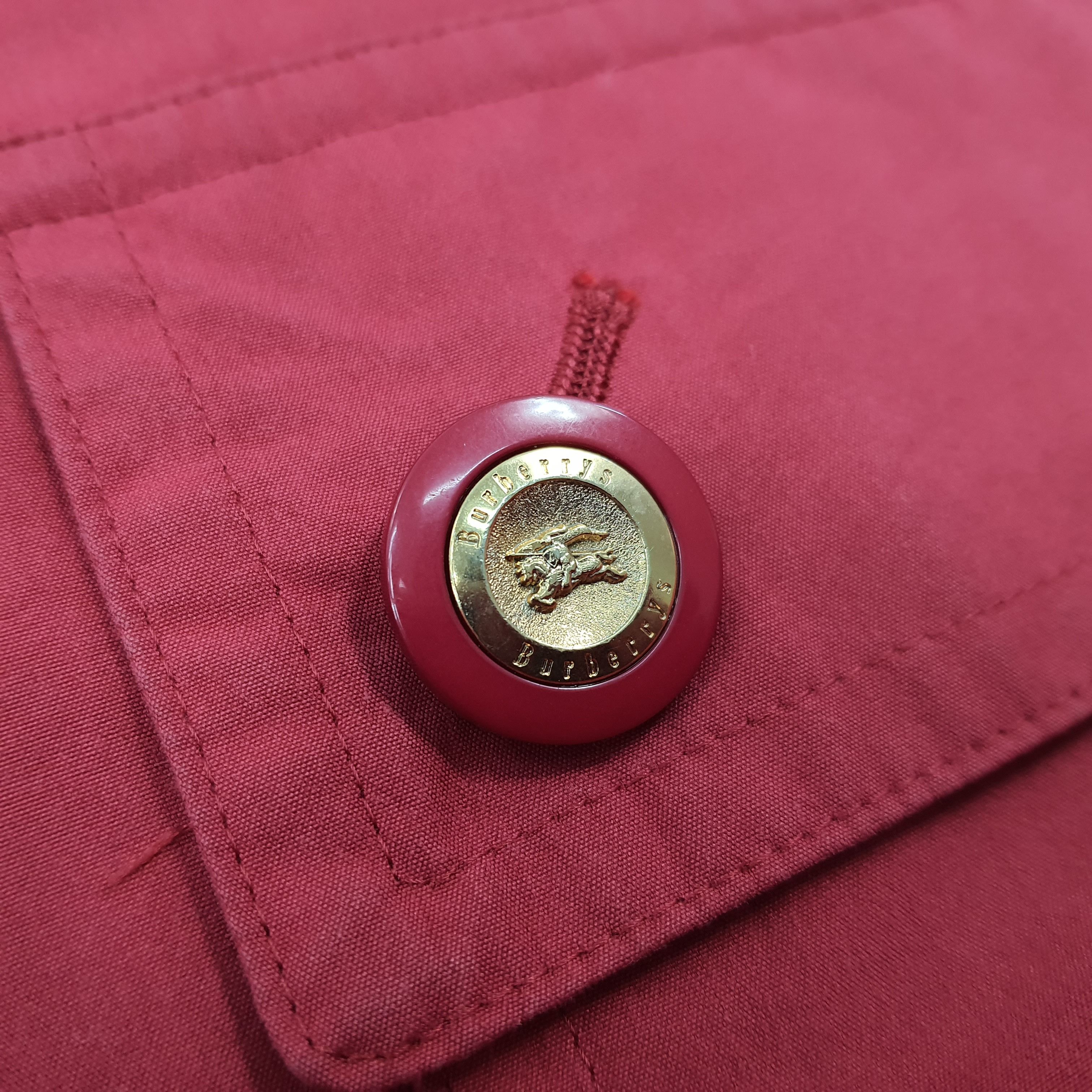 Burberry Vintage Burberry's Red Anorak Custom Logo Jacket C274N5 Size US L / EU 52-54 / 3 - 6 Thumbnail