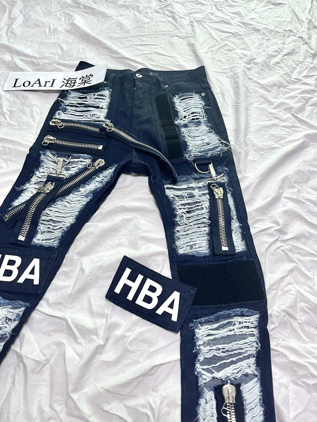 Hood By Air hood by air hba 14fw distressed raver jeans Size US 32 / EU 48 - 4 Thumbnail