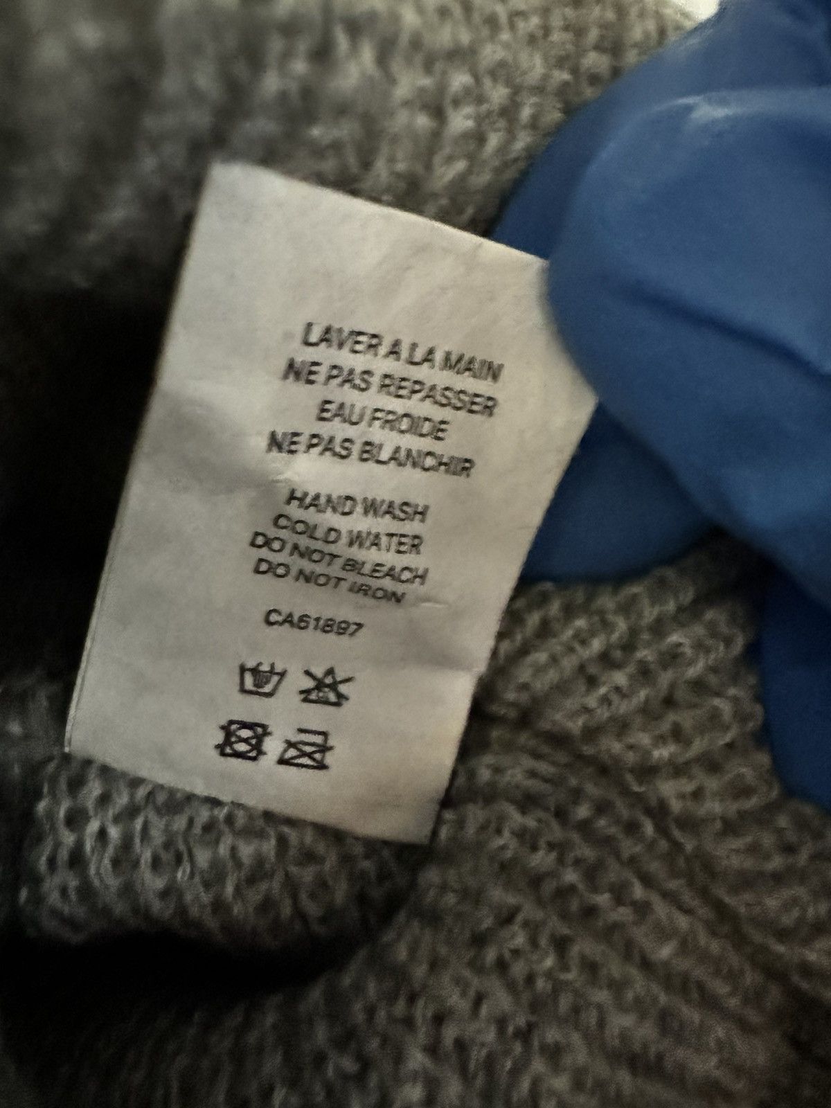 JJJJound JJJJound Wool Beanie Grey Size ONE SIZE - 4 Thumbnail