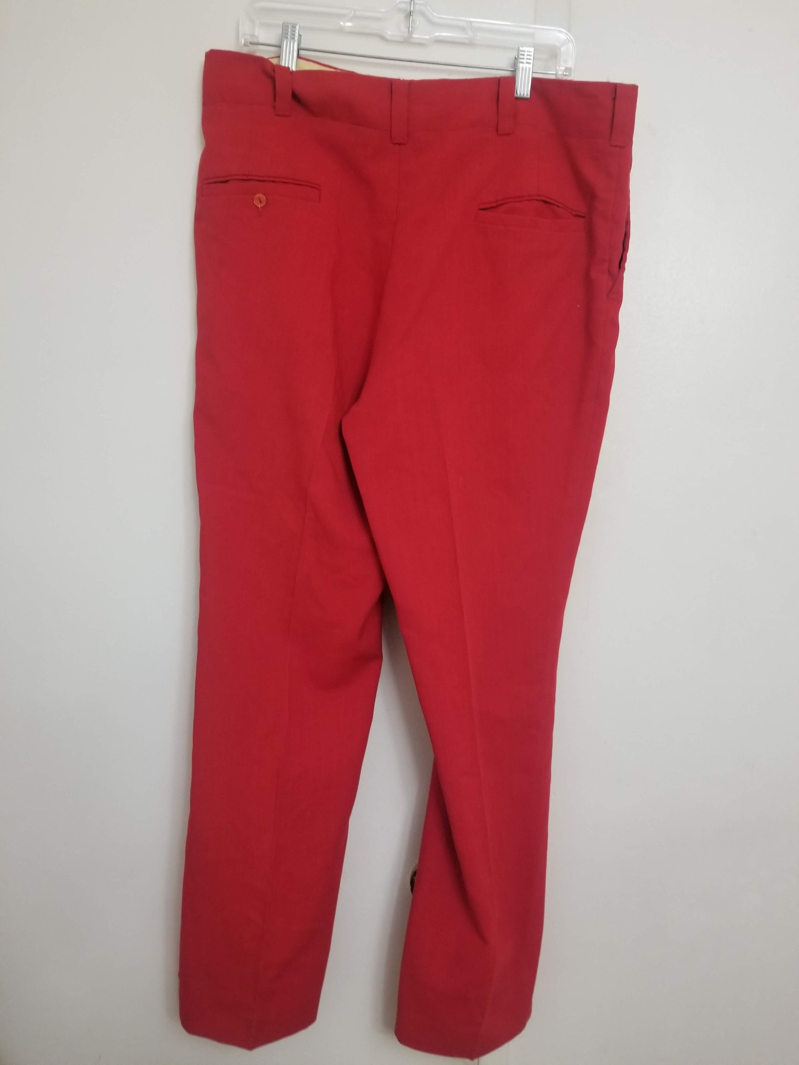 Lord & Taylor Vintage LORD & TAYLOR Red Pants Size US 34 / EU 50 - 4 Thumbnail