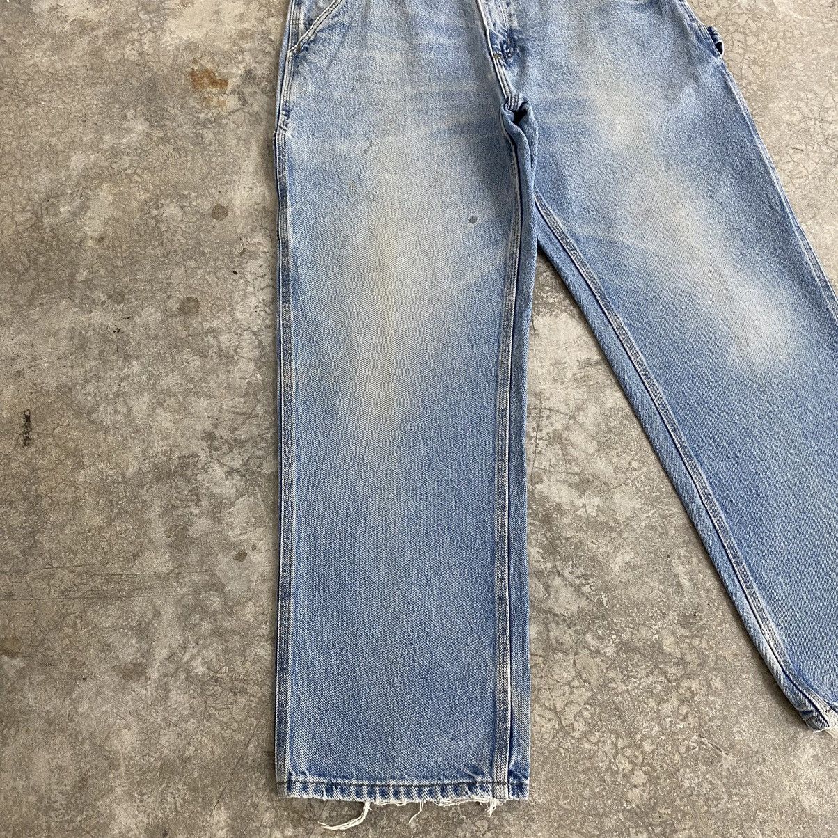 Carhartt Vintage Carhartt Faded Blue Carpenter Work Denim Jeans Size US 32 / EU 48 - 7 Thumbnail
