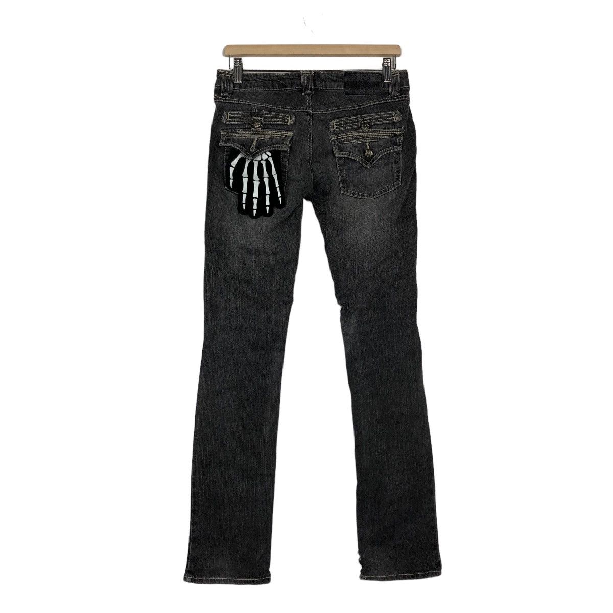Japanese Brand PUNK DESIGN THE VINTAGE STANDARD SKINNY DISTRESSED DENIM Size US 30 / EU 46 - 7 Thumbnail