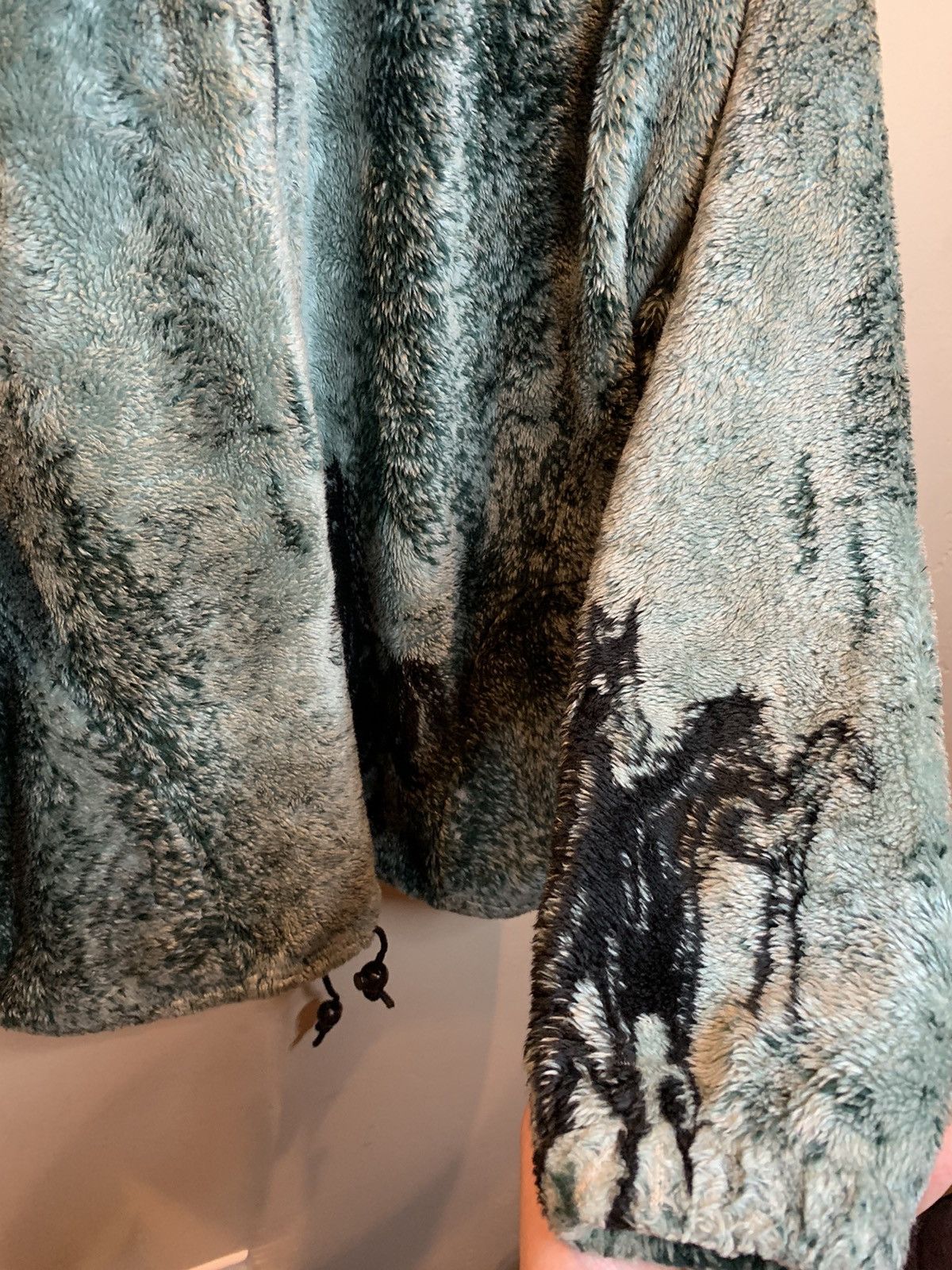 Vintage RARE Vintage Horses Nature Trail AOP Fleece USA-Made Jacket Size US L / EU 52-54 / 3 - 6 Thumbnail