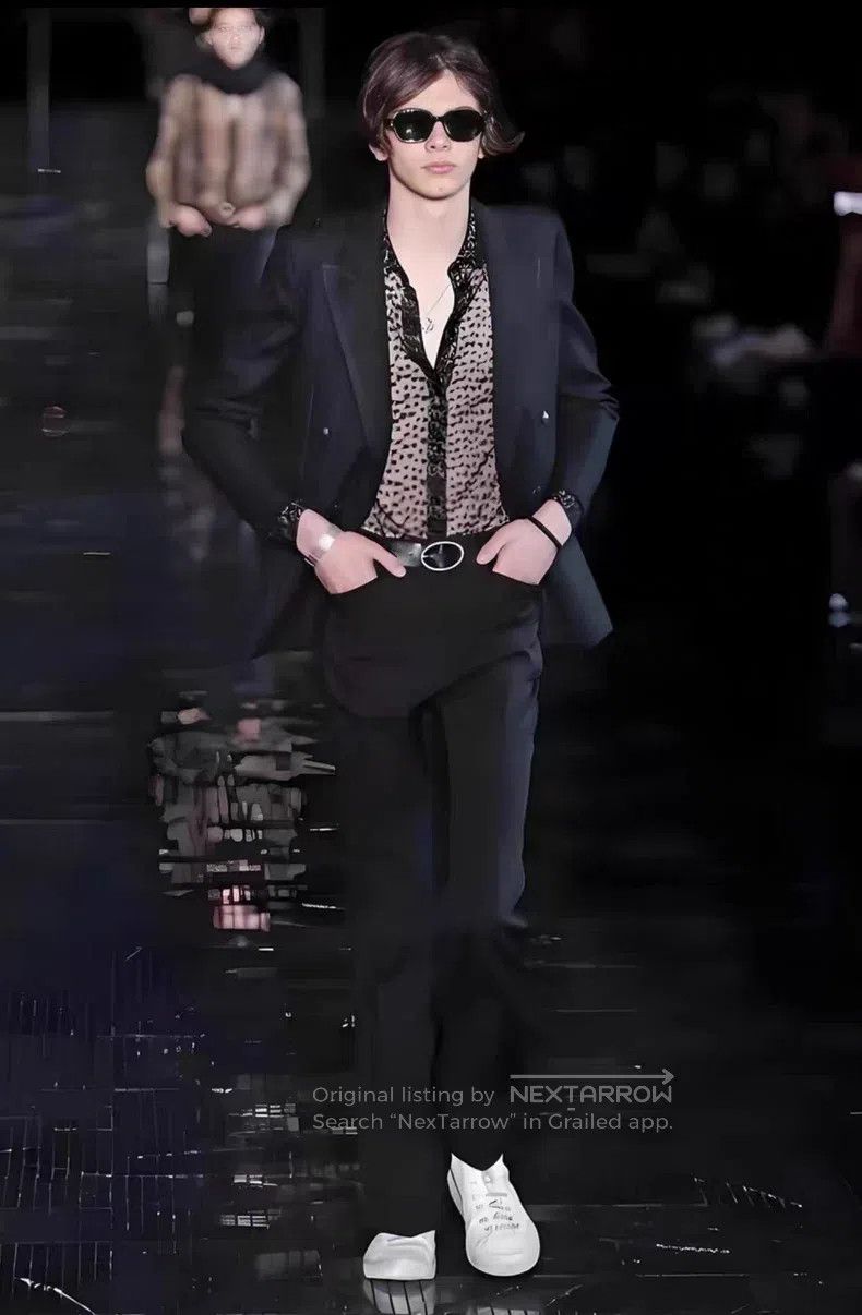 Saint Laurent Paris Saint Laurent Paris Black Braided Double Breasted Copper扣 Size US M / EU 48-50 / 2 - 8 Thumbnail