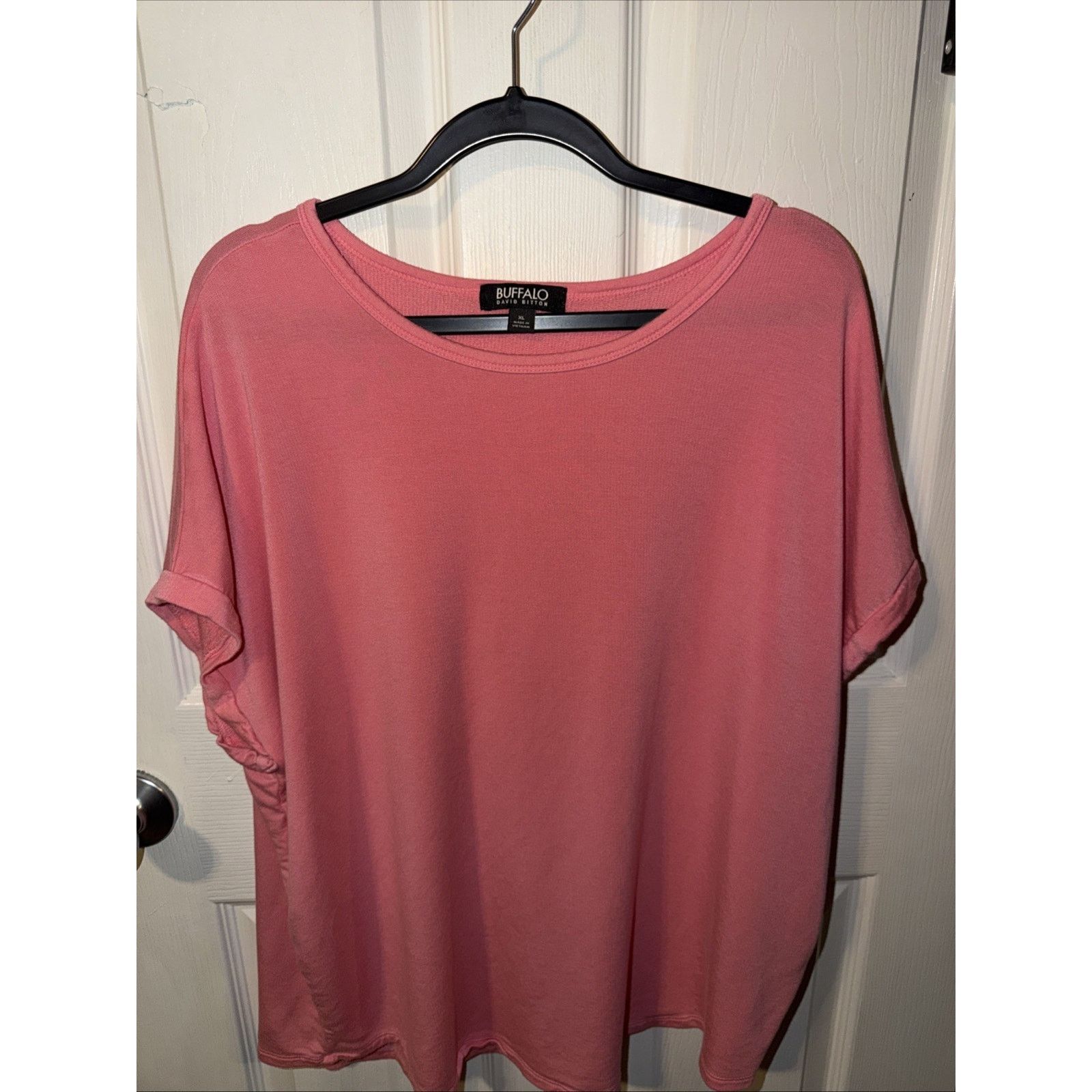Buffalo David Bitton Buffalo David Bitton Women's XL Pink Terry Knit Top Size XL / US 12-14 / IT 48-50 - 1 Thumbnail