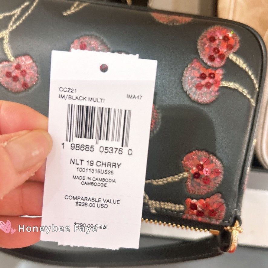 Coach Nolita 19 With Cherry Print CCZ21 Size ONE SIZE - 4 Thumbnail