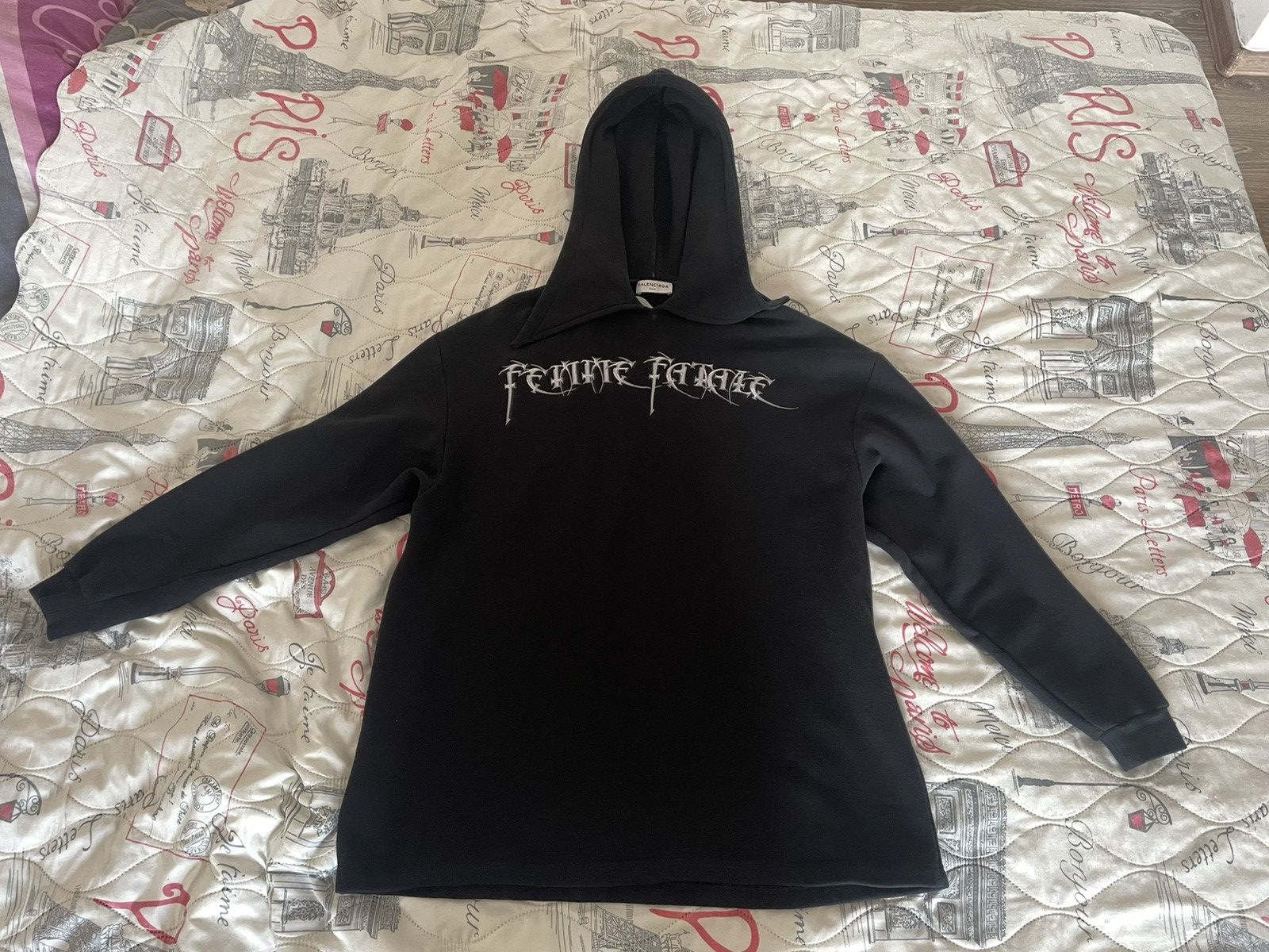 Balenciaga Balenciaga Femme Fatale Hoodie Size US L / EU 52-54 / 3 - 1 Thumbnail