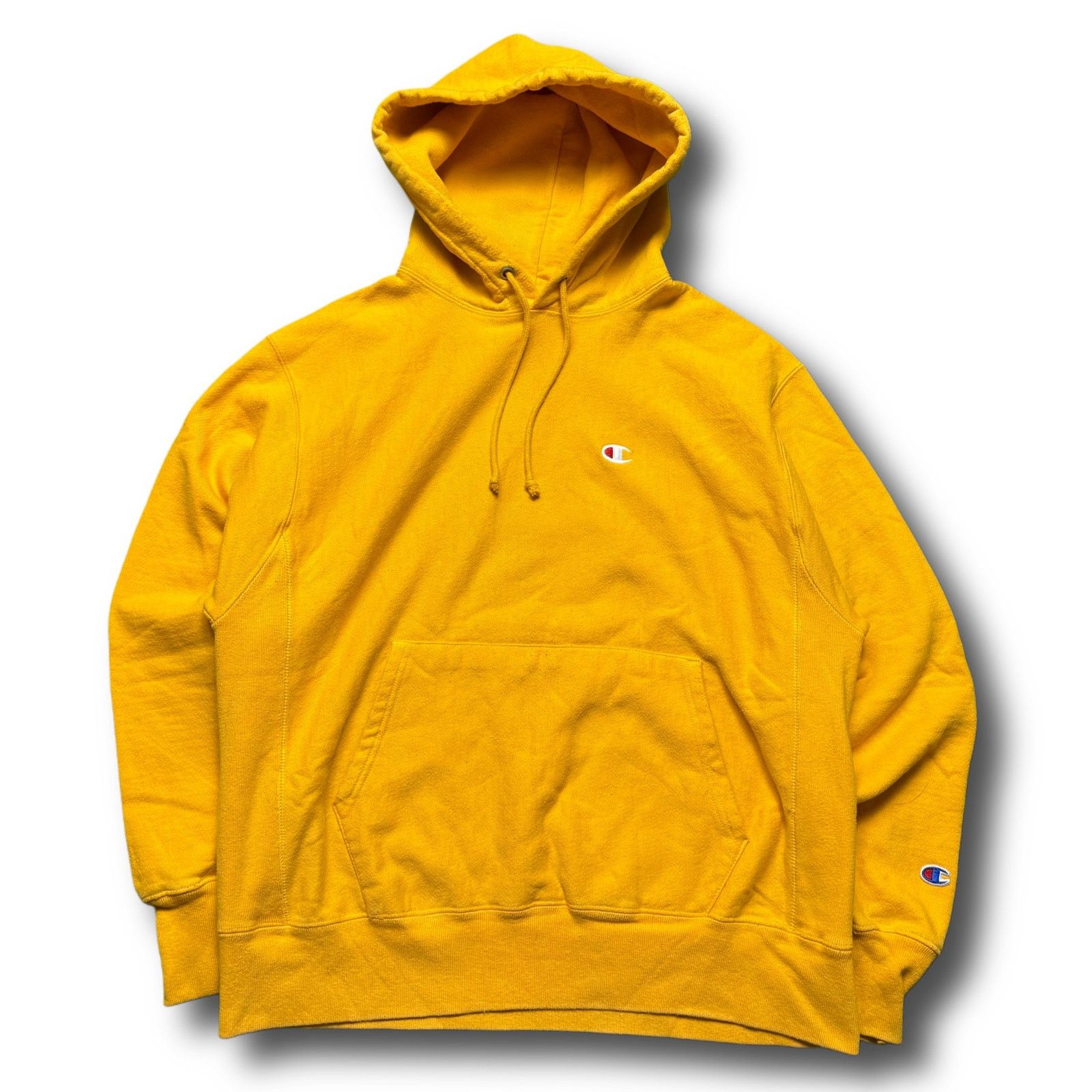 Champion Champion Reverse Weave Yellow Essential Hoodie Size US L / EU 52-54 / 3 - 1 Thumbnail