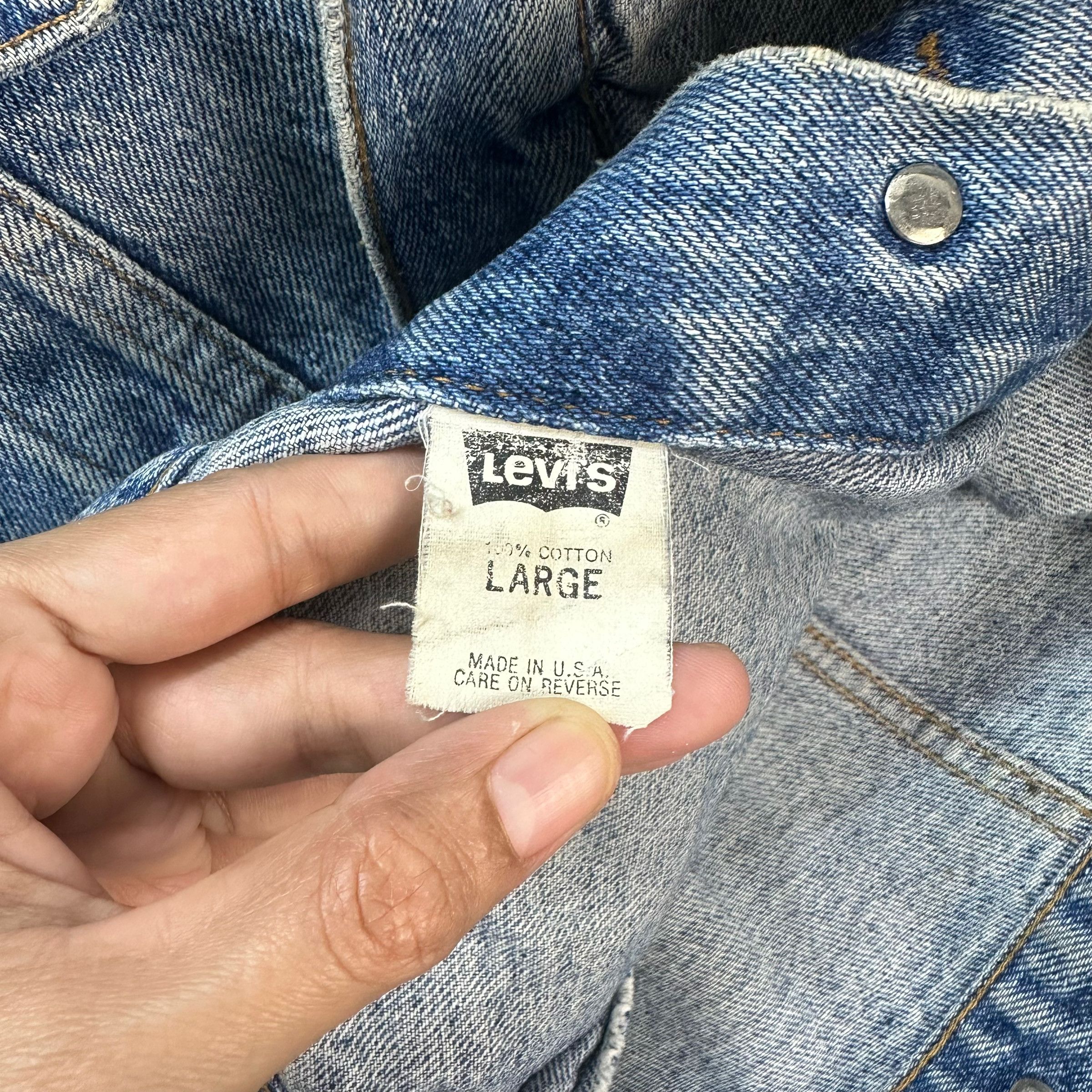 Levi's VINTAGE LEVIS 70507 DENIM JACKET MADE IN USA #8175-208 Size US L / EU 52-54 / 3 - 13 Thumbnail