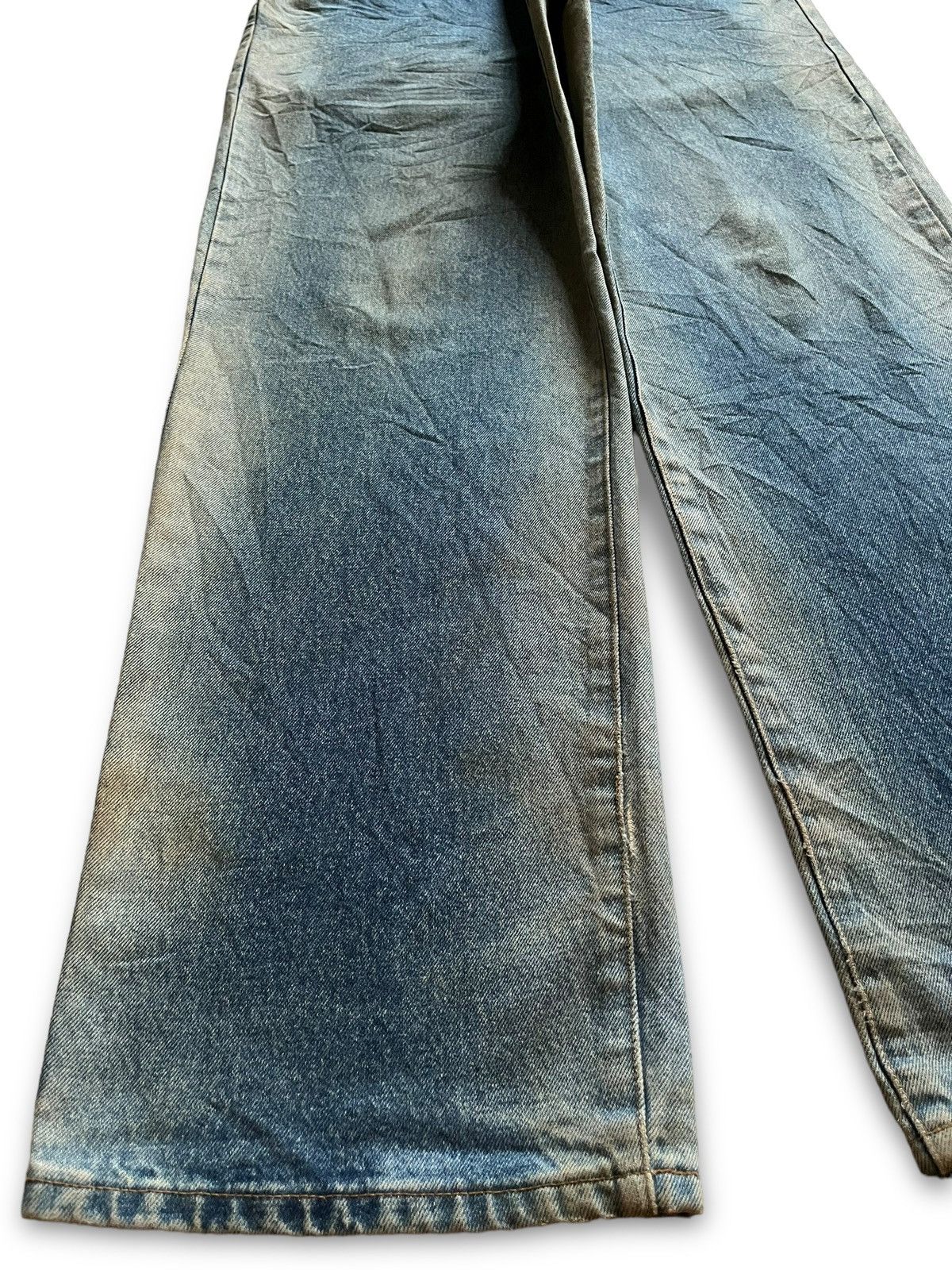 Japanese Brand Vintage Japanese Brand Faded Wash Classic Style Baggy Jeans Size US 34 / EU 50 - 6 Thumbnail
